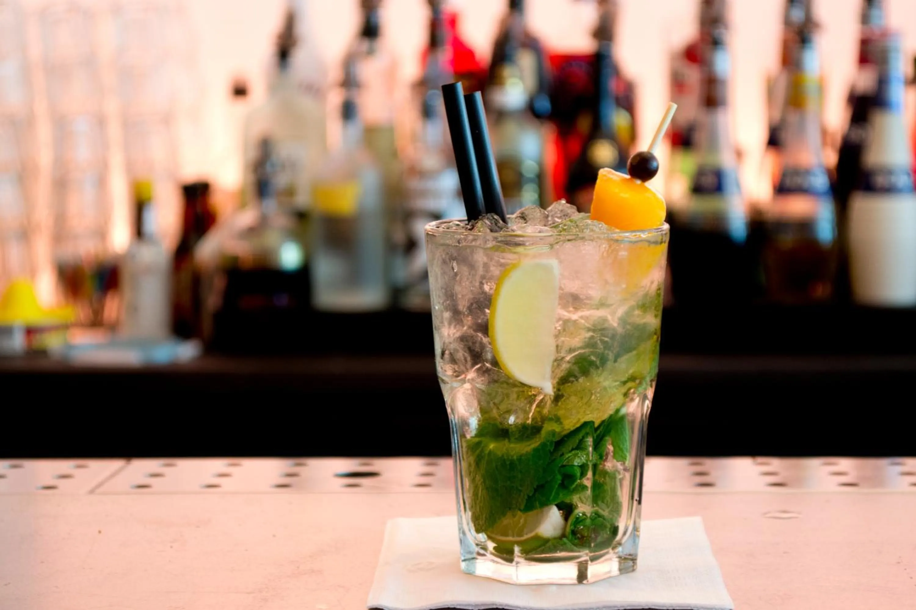 Alcoholic drinks in Hotel Beez