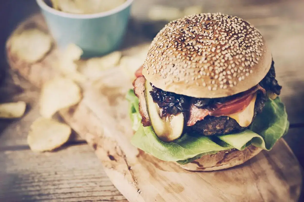 Food close-up in Hotel Beez Food close-up in Hotel Beez