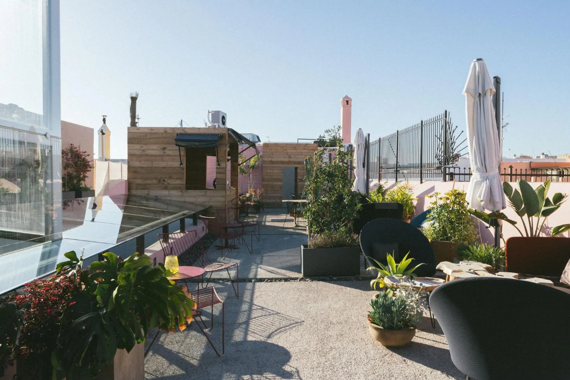 Balcony/Terrace in VEINTIUNO Emblematic Hotels - Adults Only