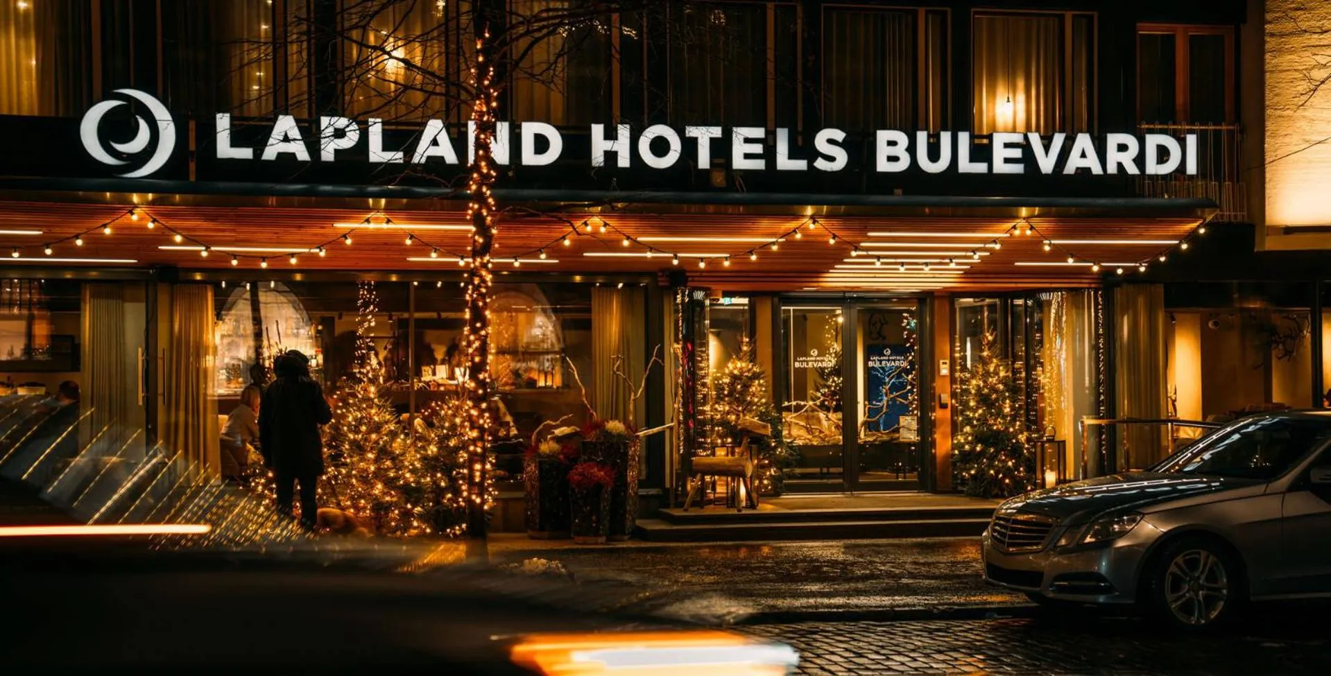 Facade/entrance in Lapland Hotels Bulevardi