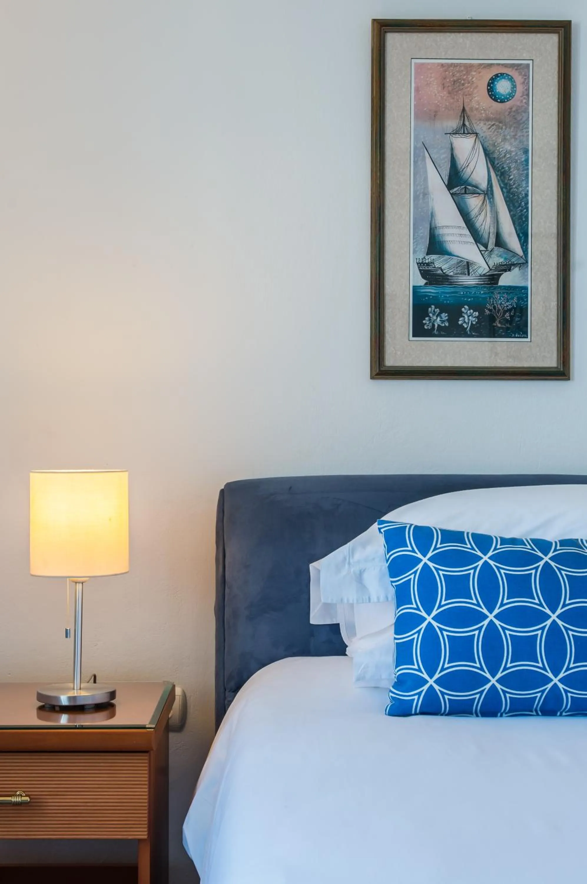 Decorative detail, Bed in Hotel Adonis