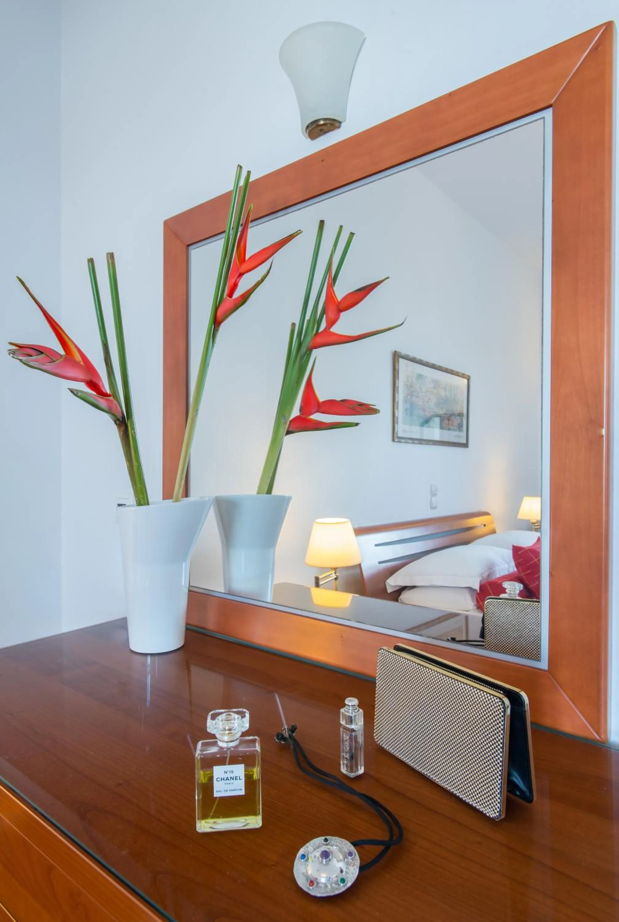 Decorative detail, Bed in Hotel Adonis