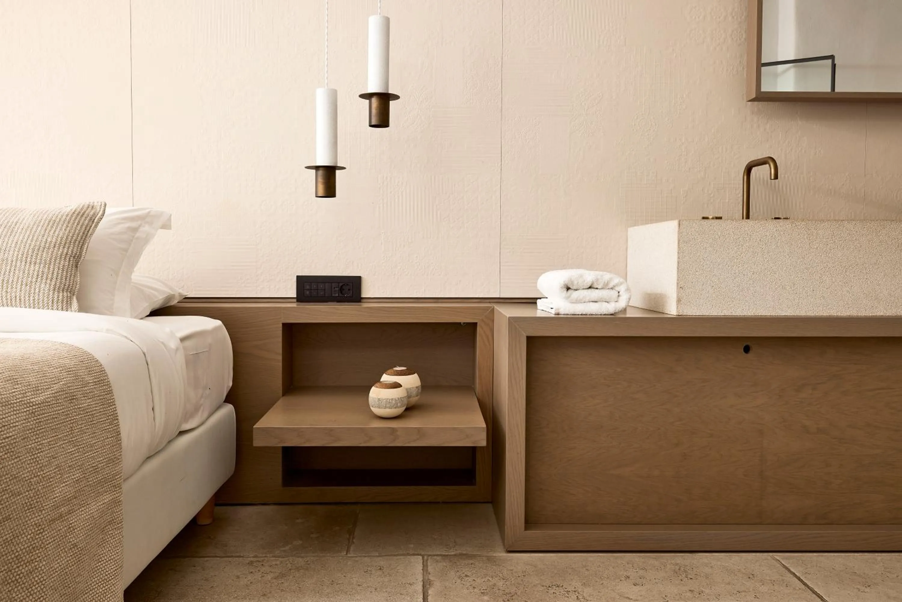 Bedroom, Bed in Hotel Adonis