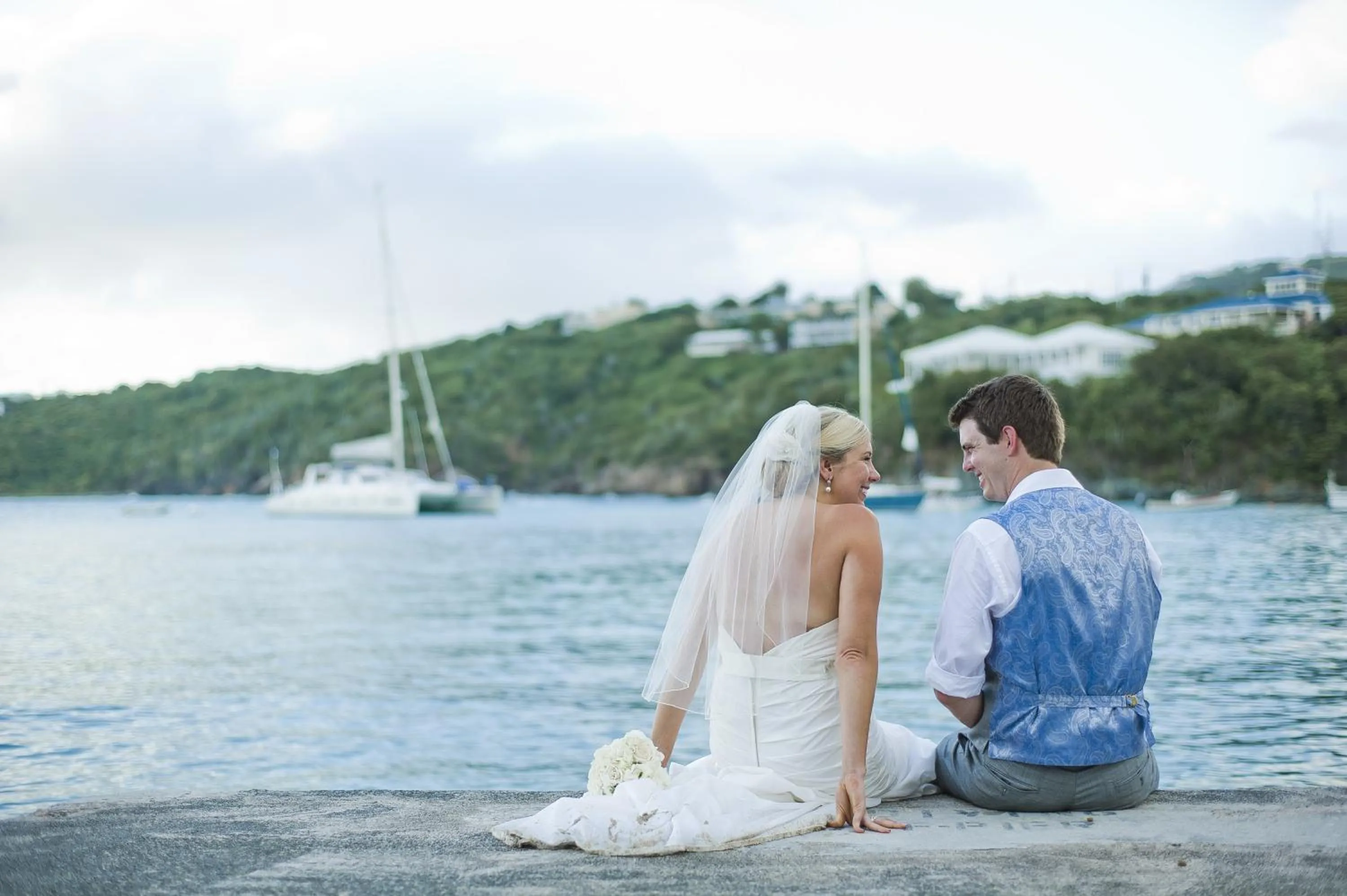 People in Secret Harbour Beach Resort