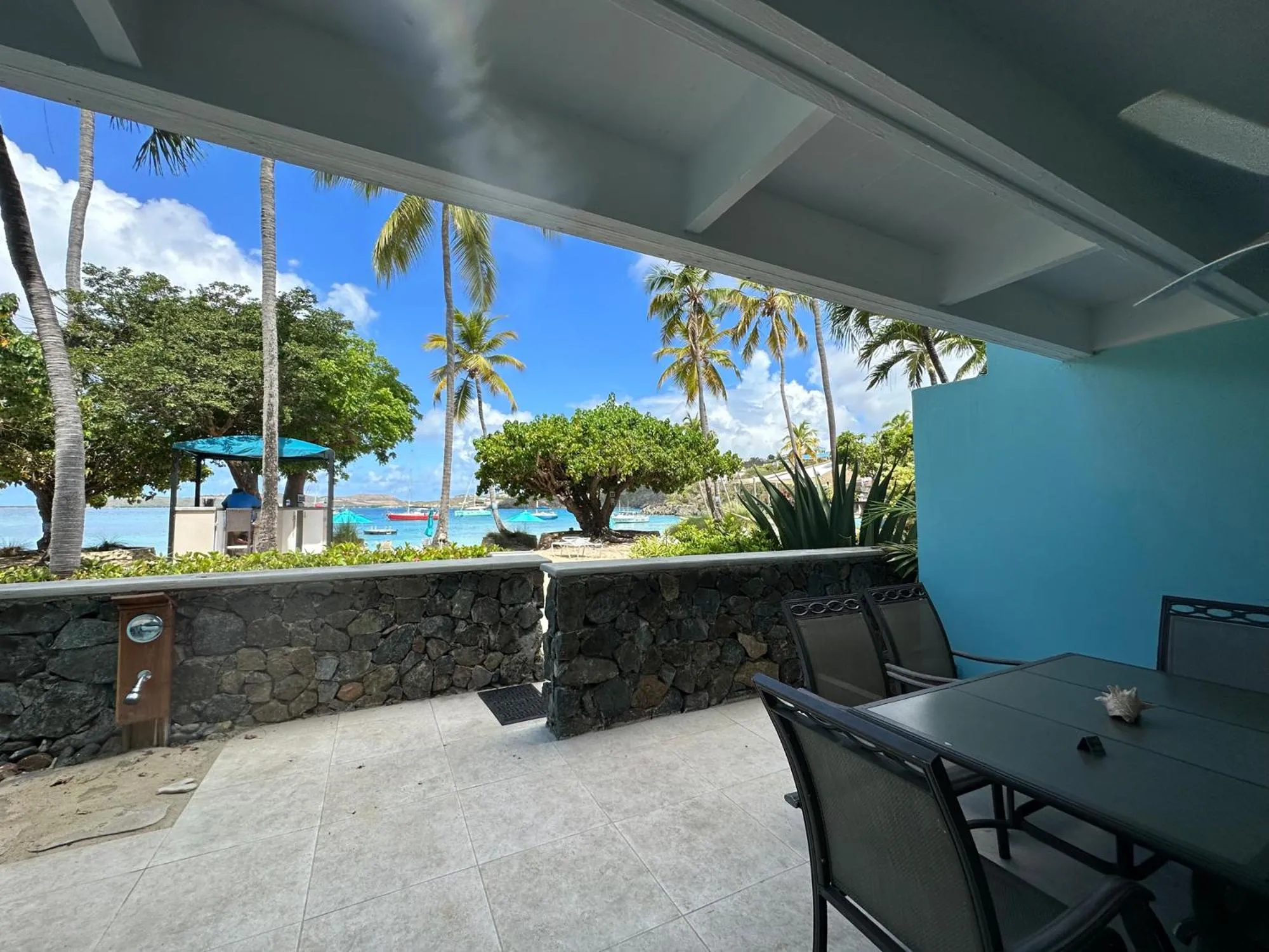 Patio in Secret Harbour Beach Resort