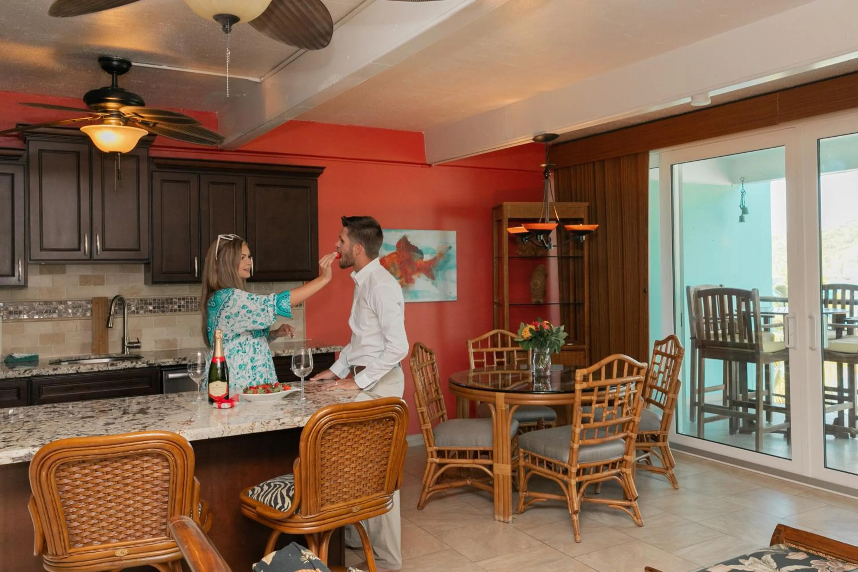 kitchen in Secret Harbour Beach Resort
