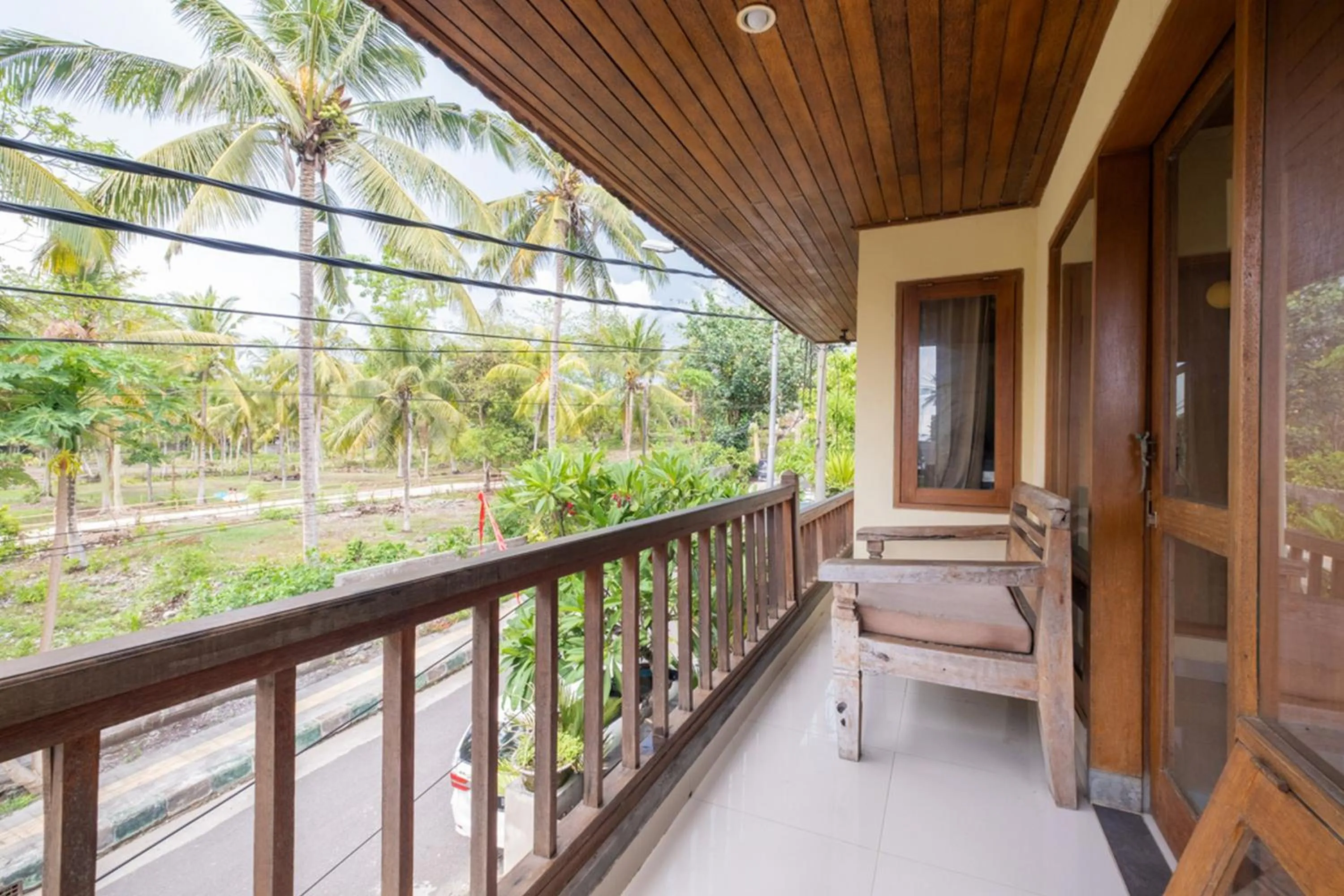 Balcony/Terrace in The point surfcamp Bali