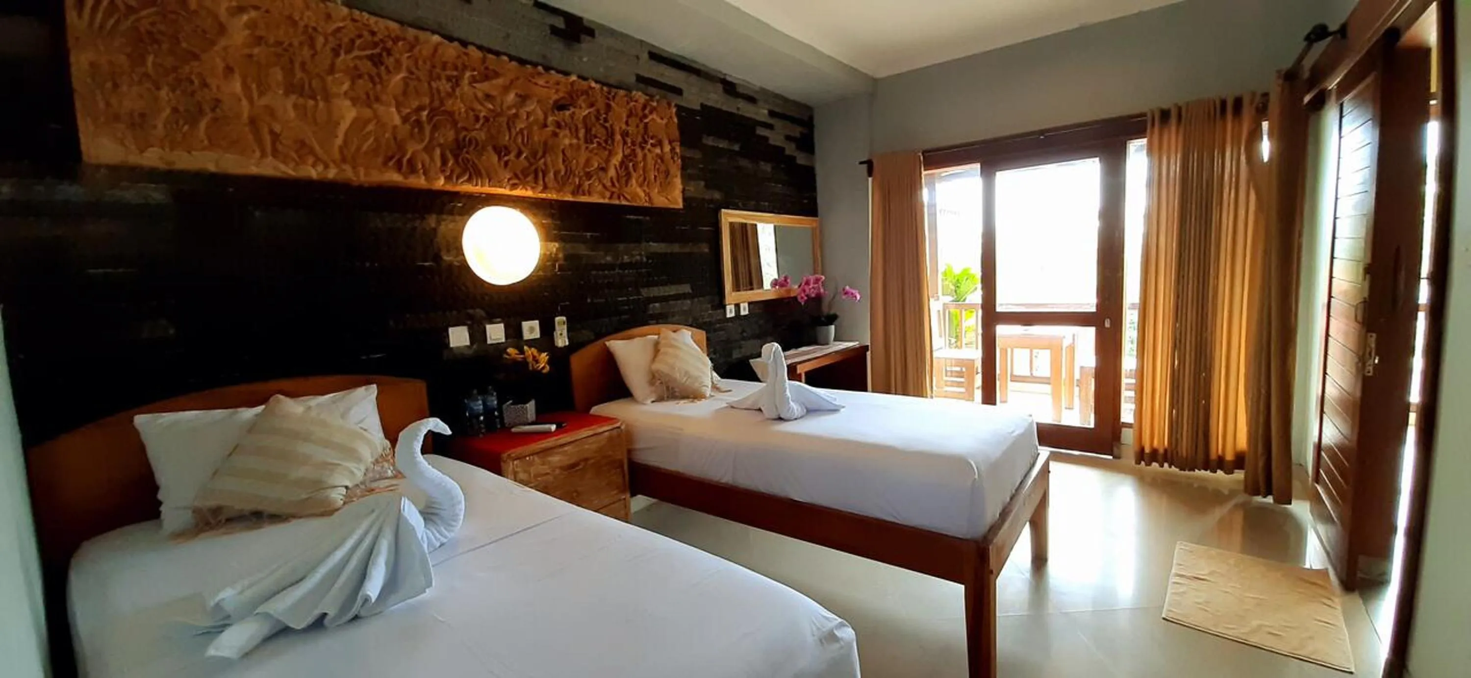 Bed in The point surfcamp Bali