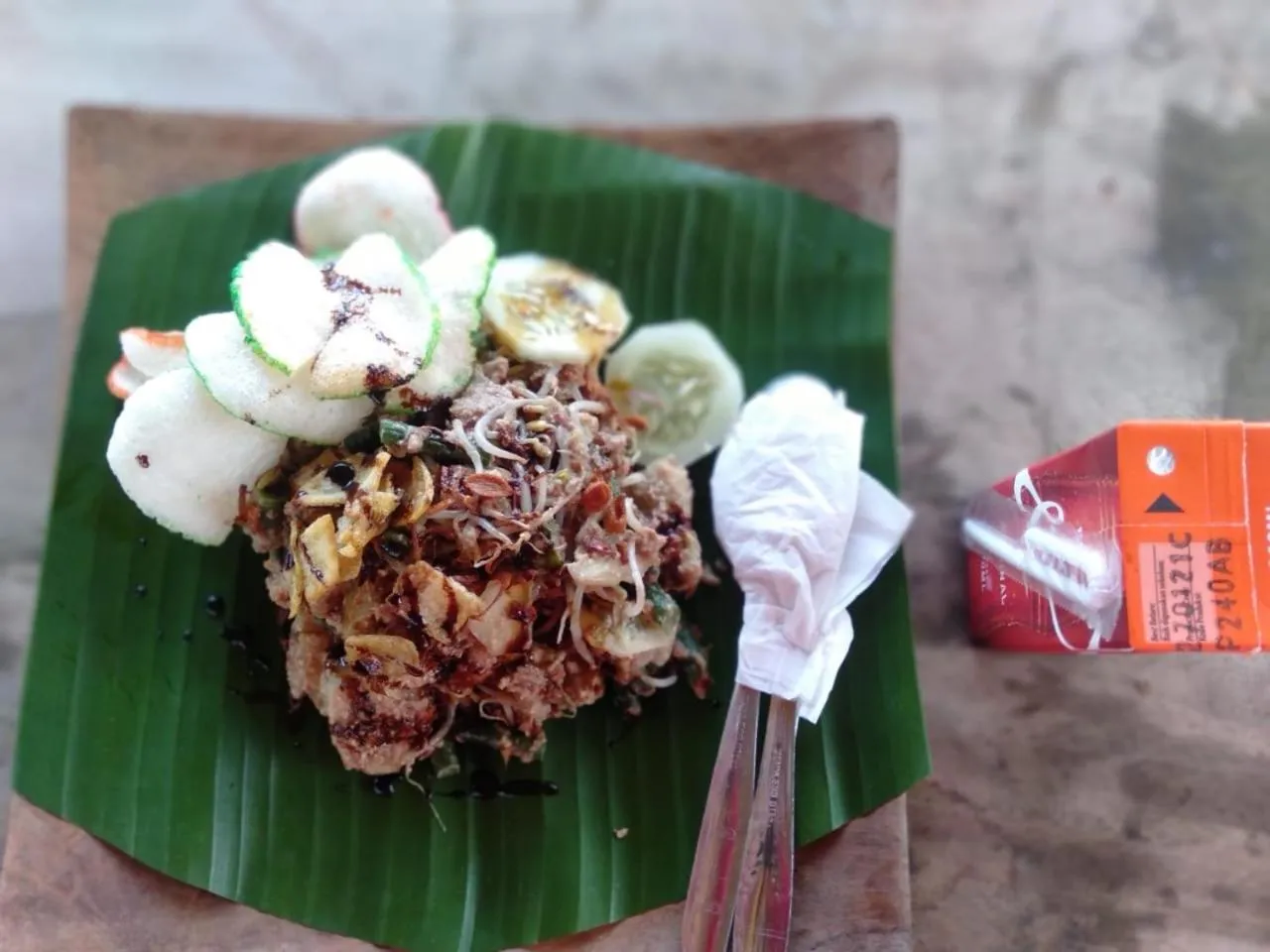 Dinner in The point surfcamp Bali