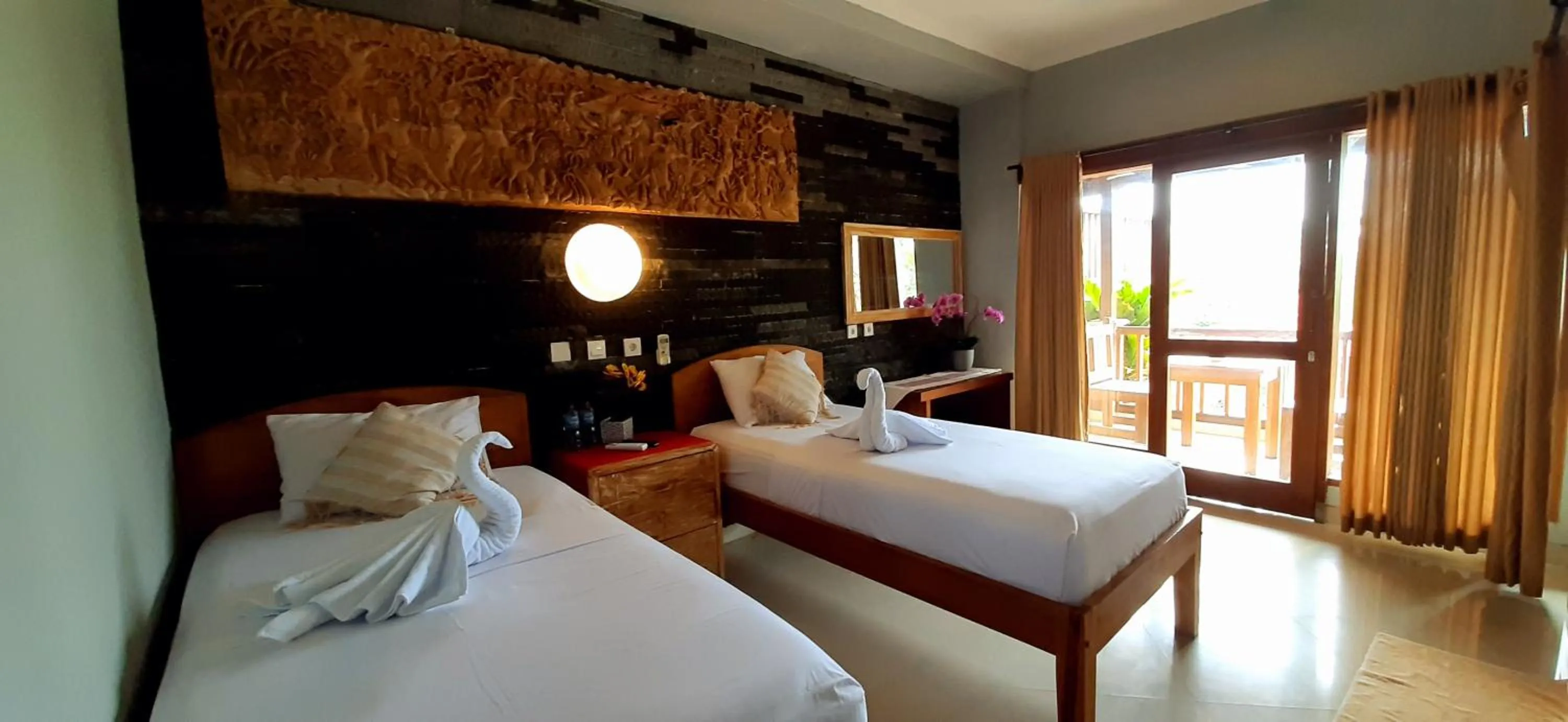 Bed in The point surfcamp Bali