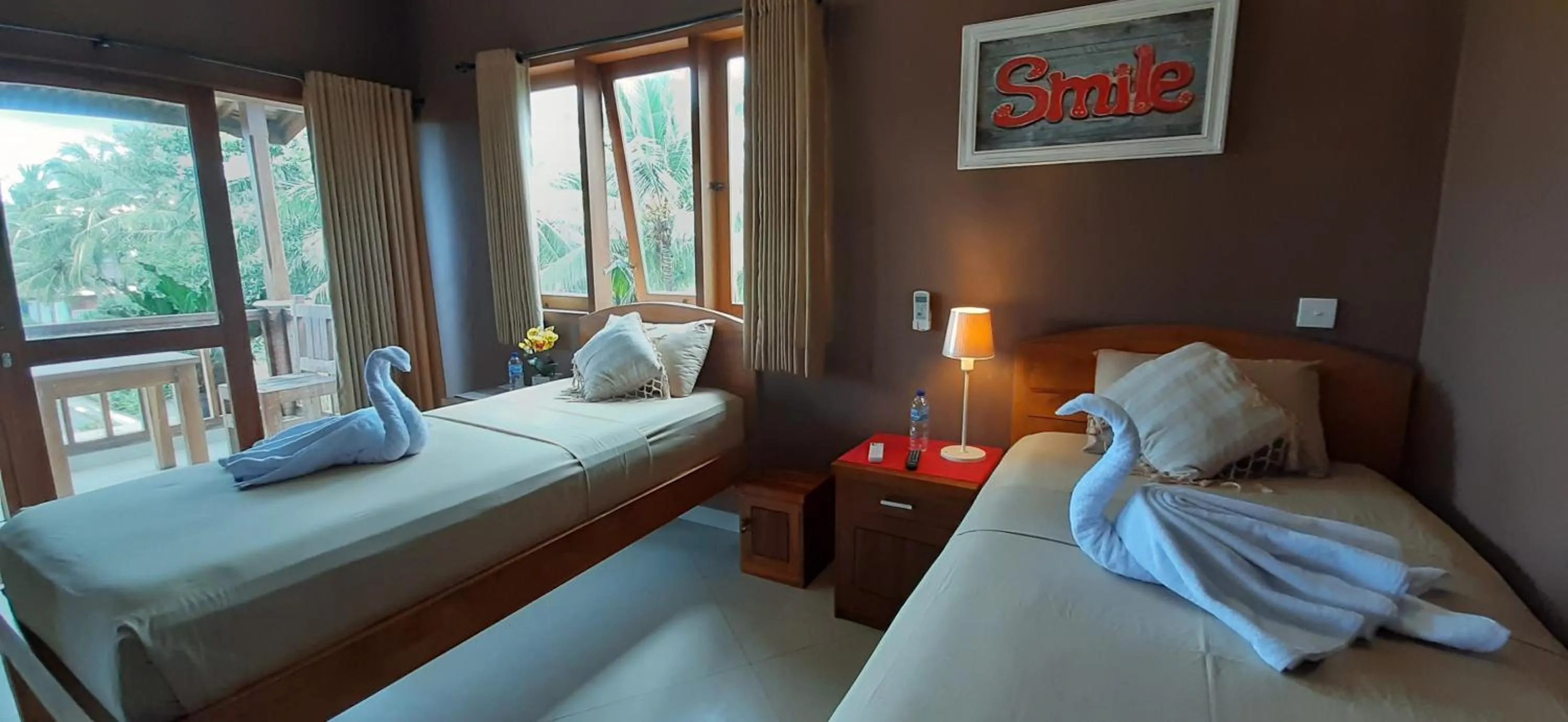 cot, Bed in The point surfcamp Bali