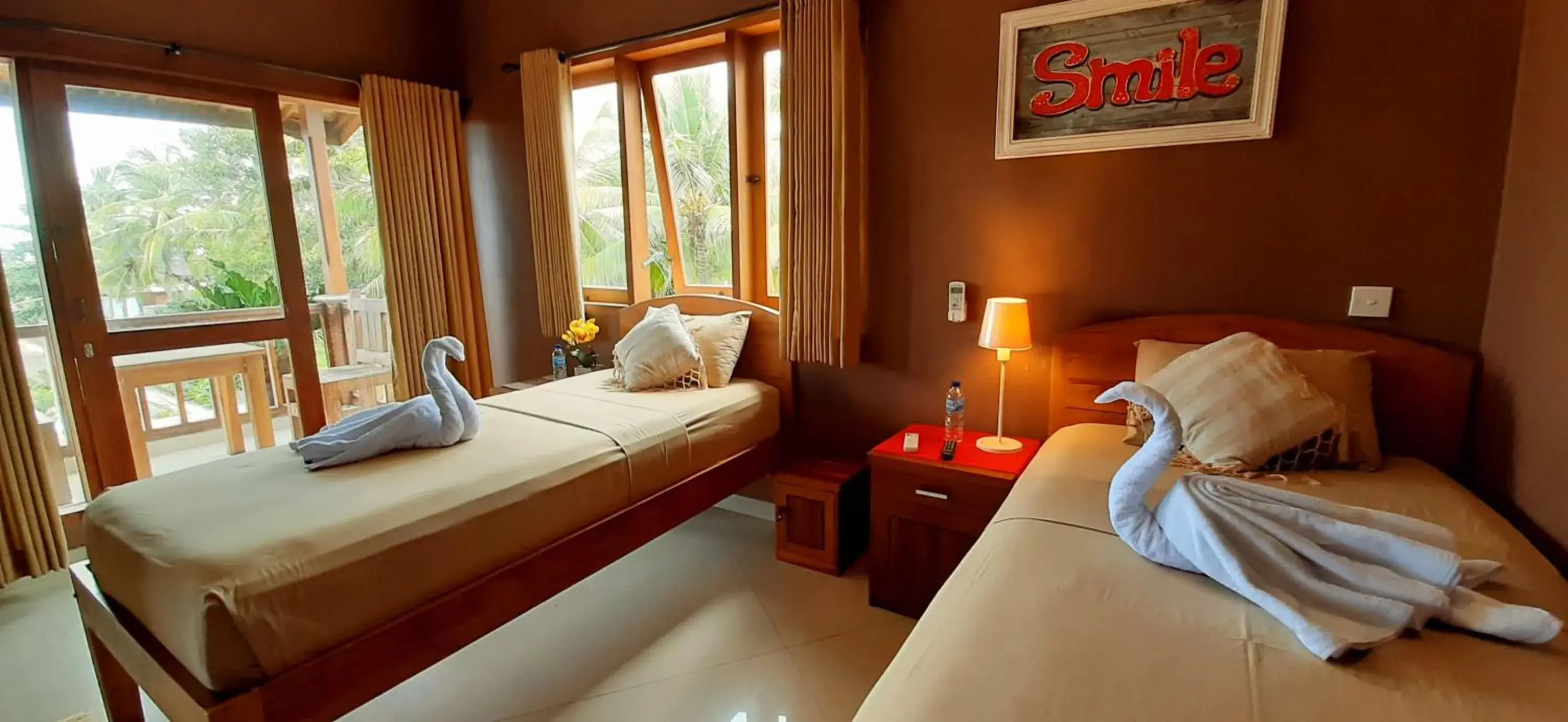 Superior Twin Room in The point surfcamp Bali Superior Twin Room in The point surfcamp Bali