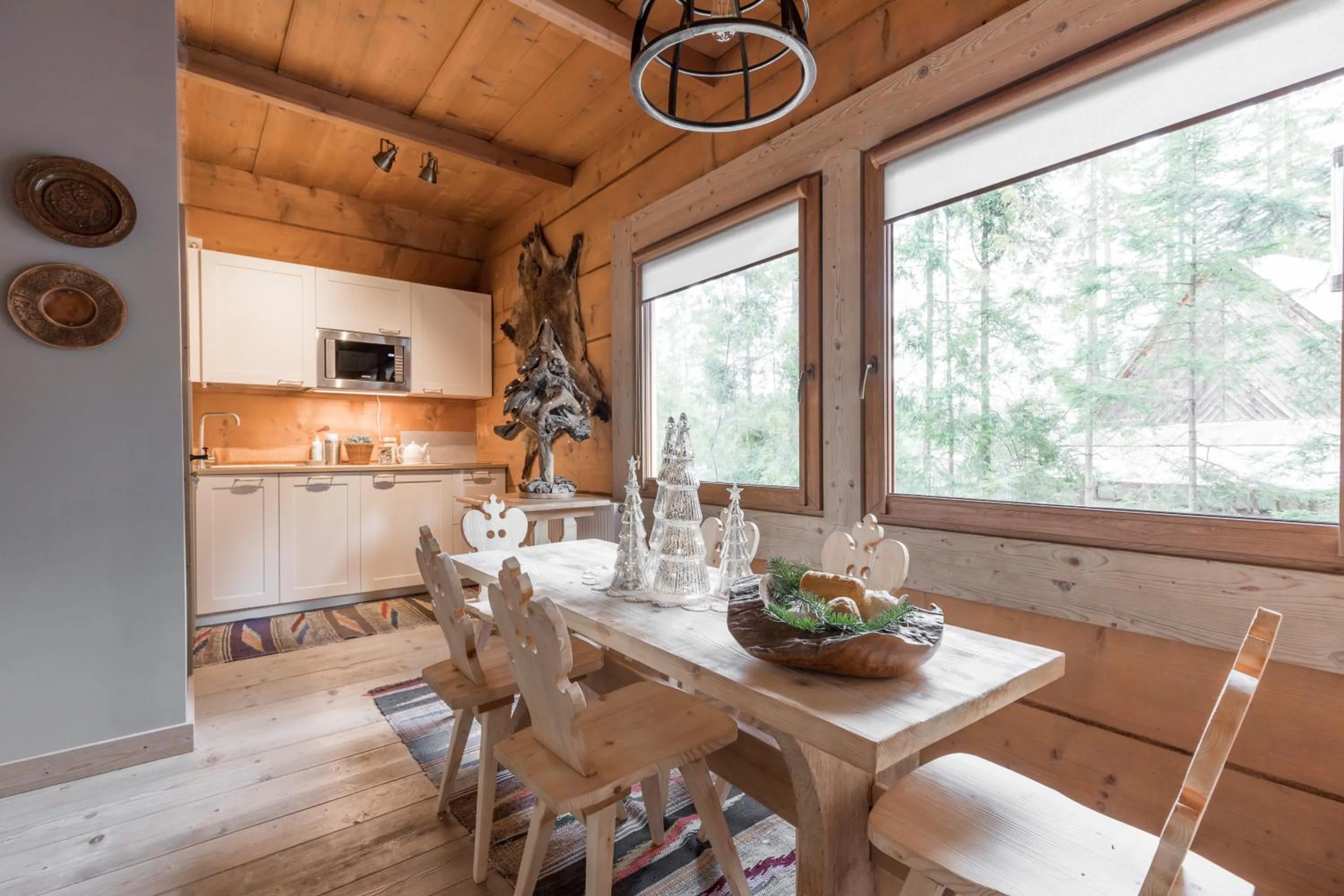 Kitchen or kitchenette in Apartamenty Biały Potok