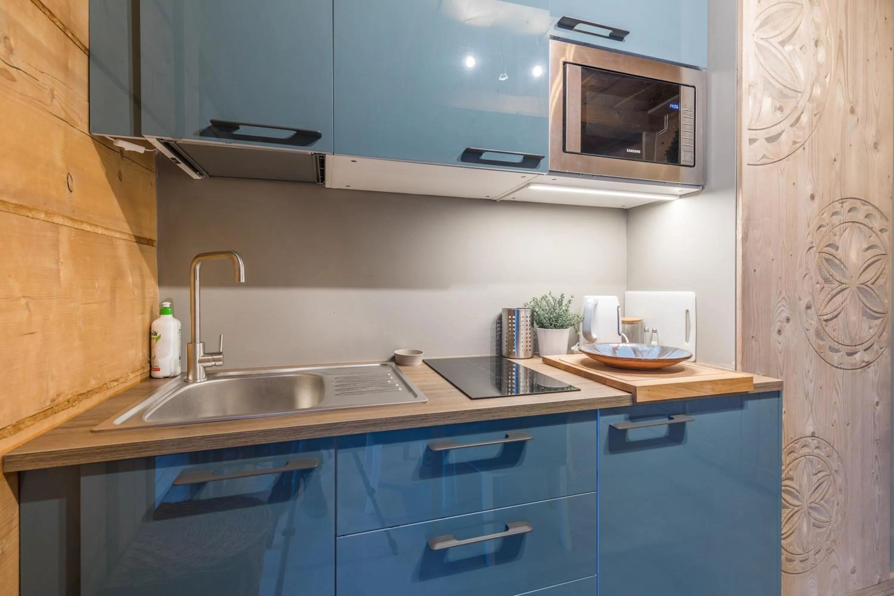 Kitchen or kitchenette in Apartamenty Biały Potok