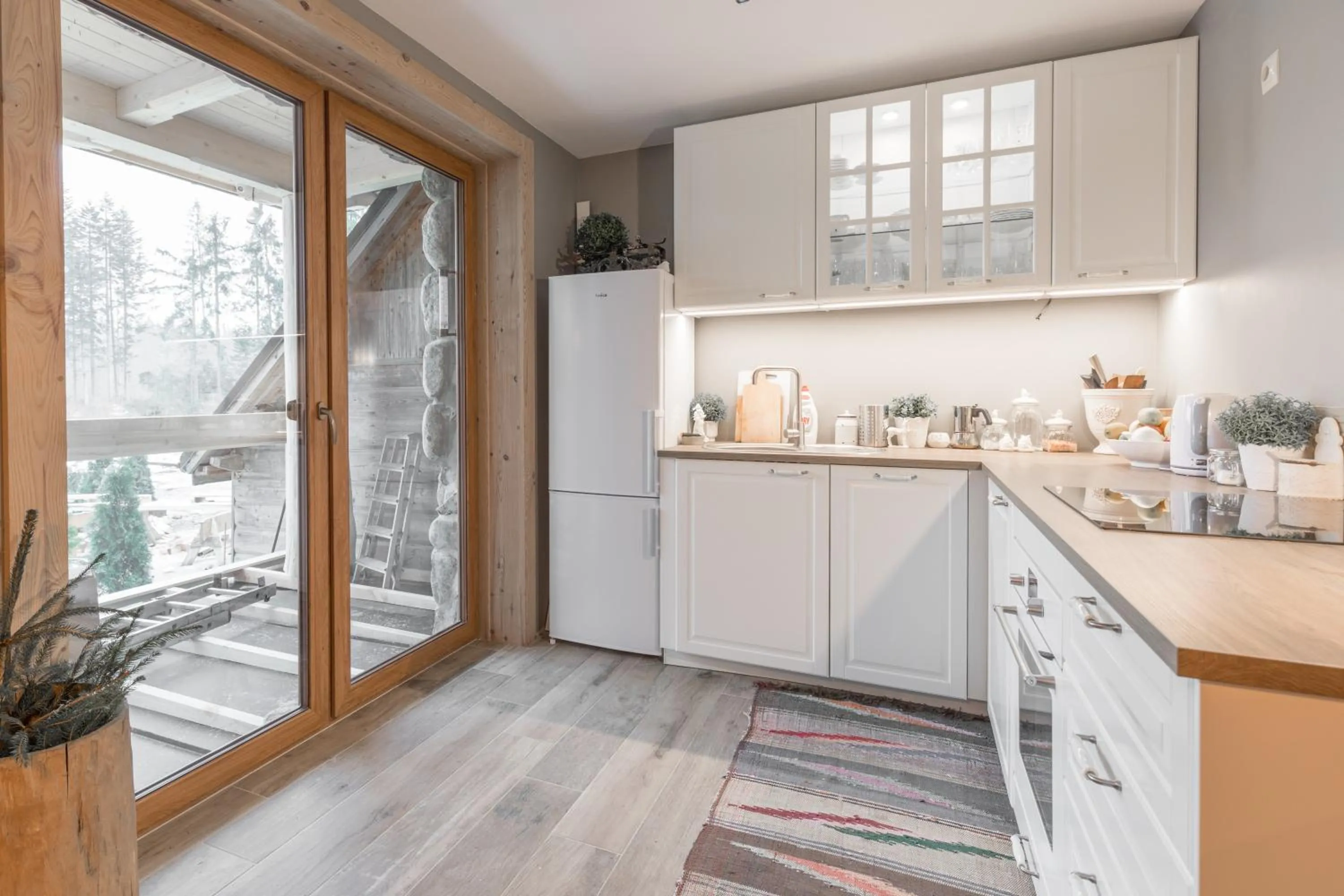 Kitchen or kitchenette in Apartamenty Biały Potok