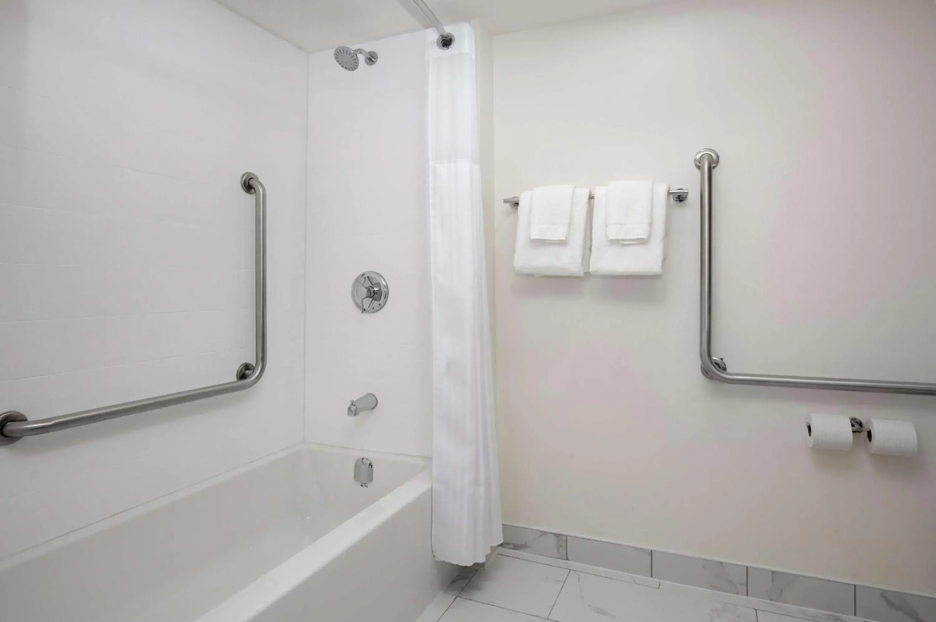 Bathroom in Spark by Hilton Brockville Bathroom in Spark by Hilton Brockville