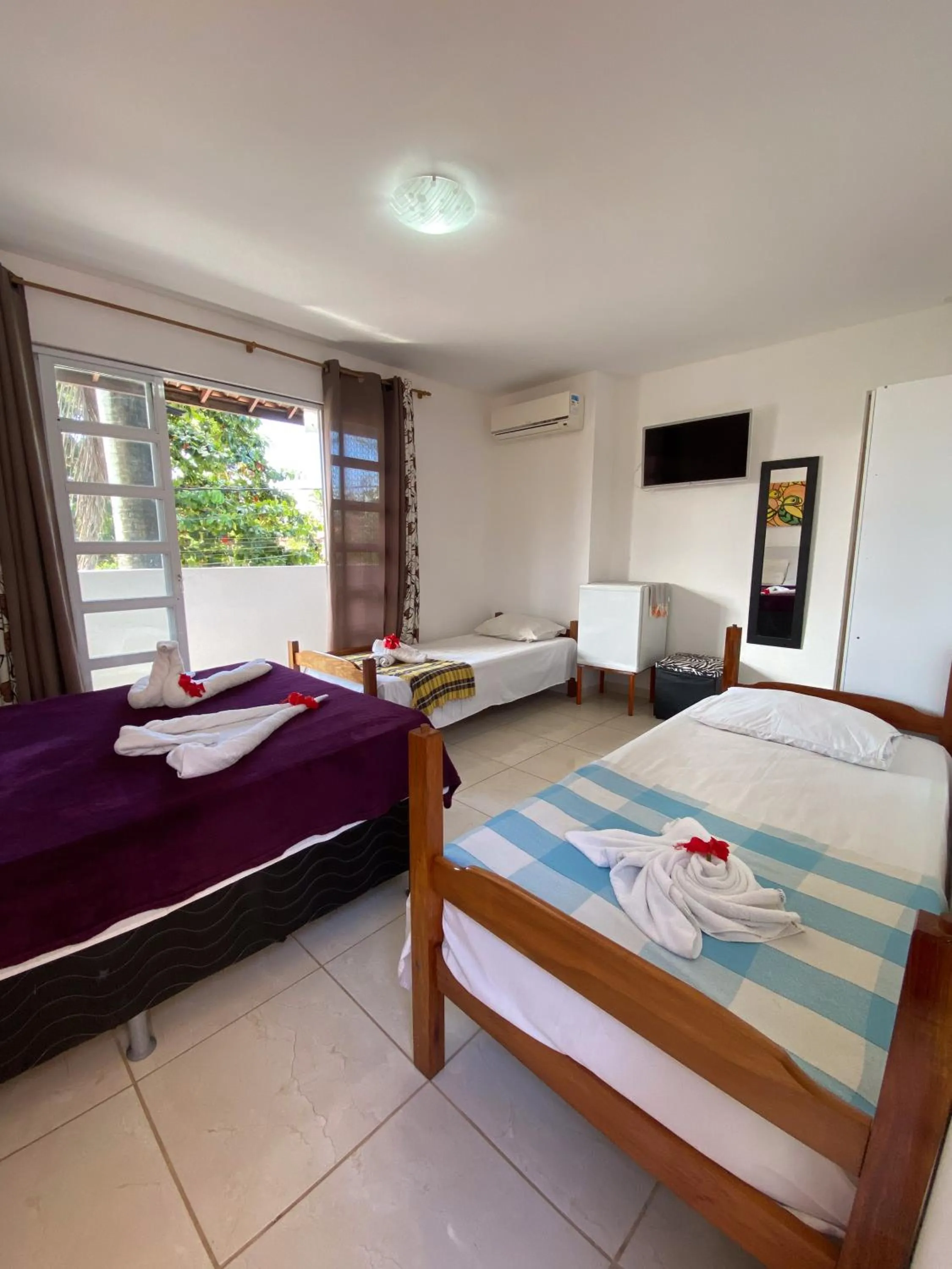 Bedroom, Bed in Pousada Porto de Amigos