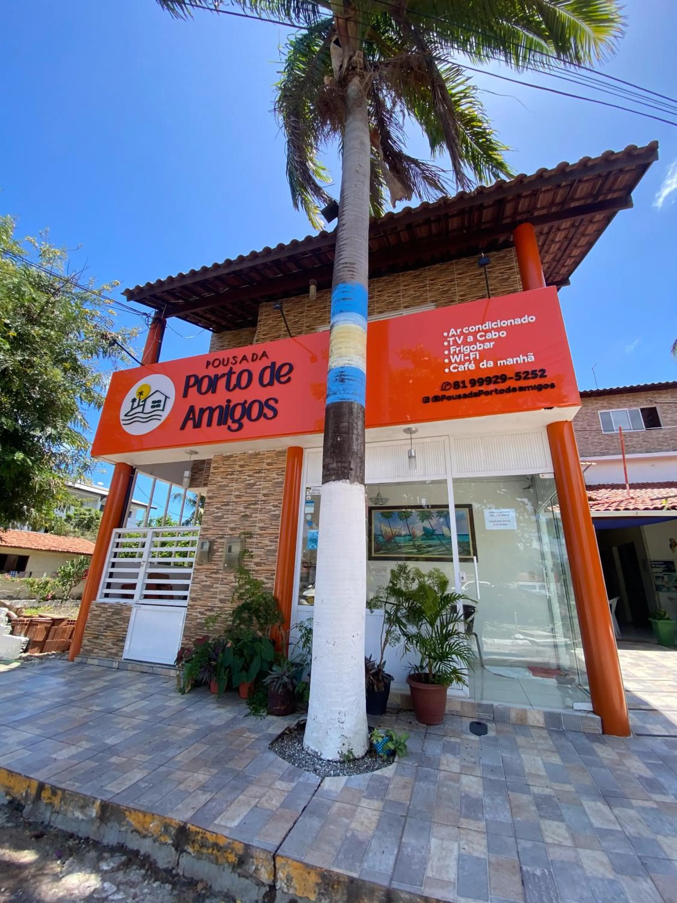 Facade/entrance in Pousada Porto de Amigos