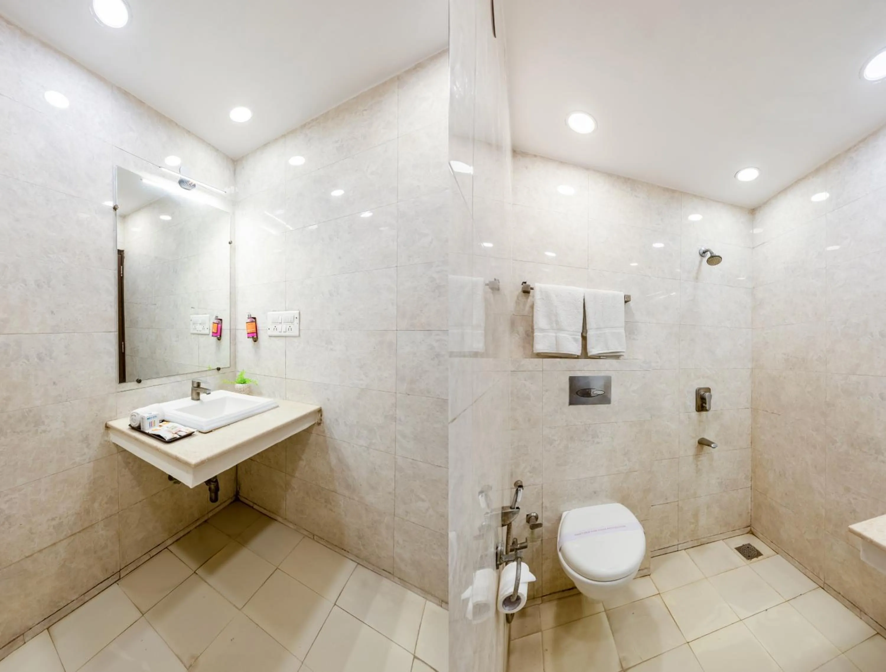 Shower in Hotel PK Residency Sector 18 Noida