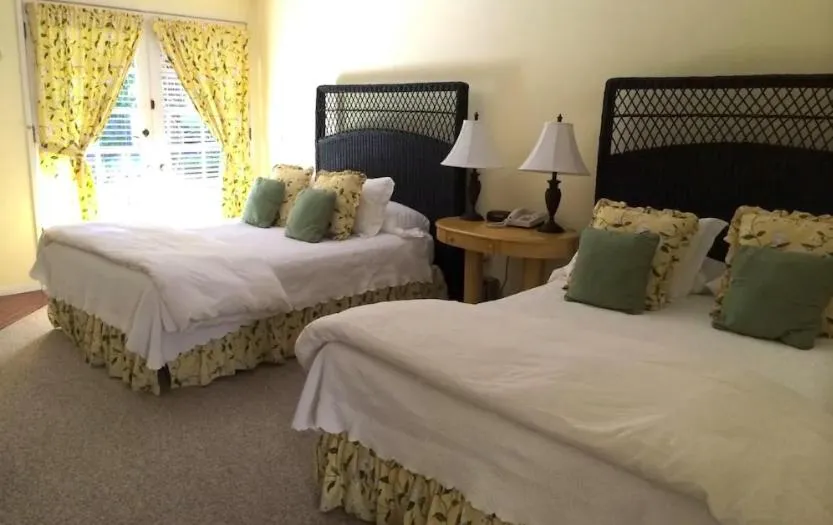 Bed in Merritt House Hotel