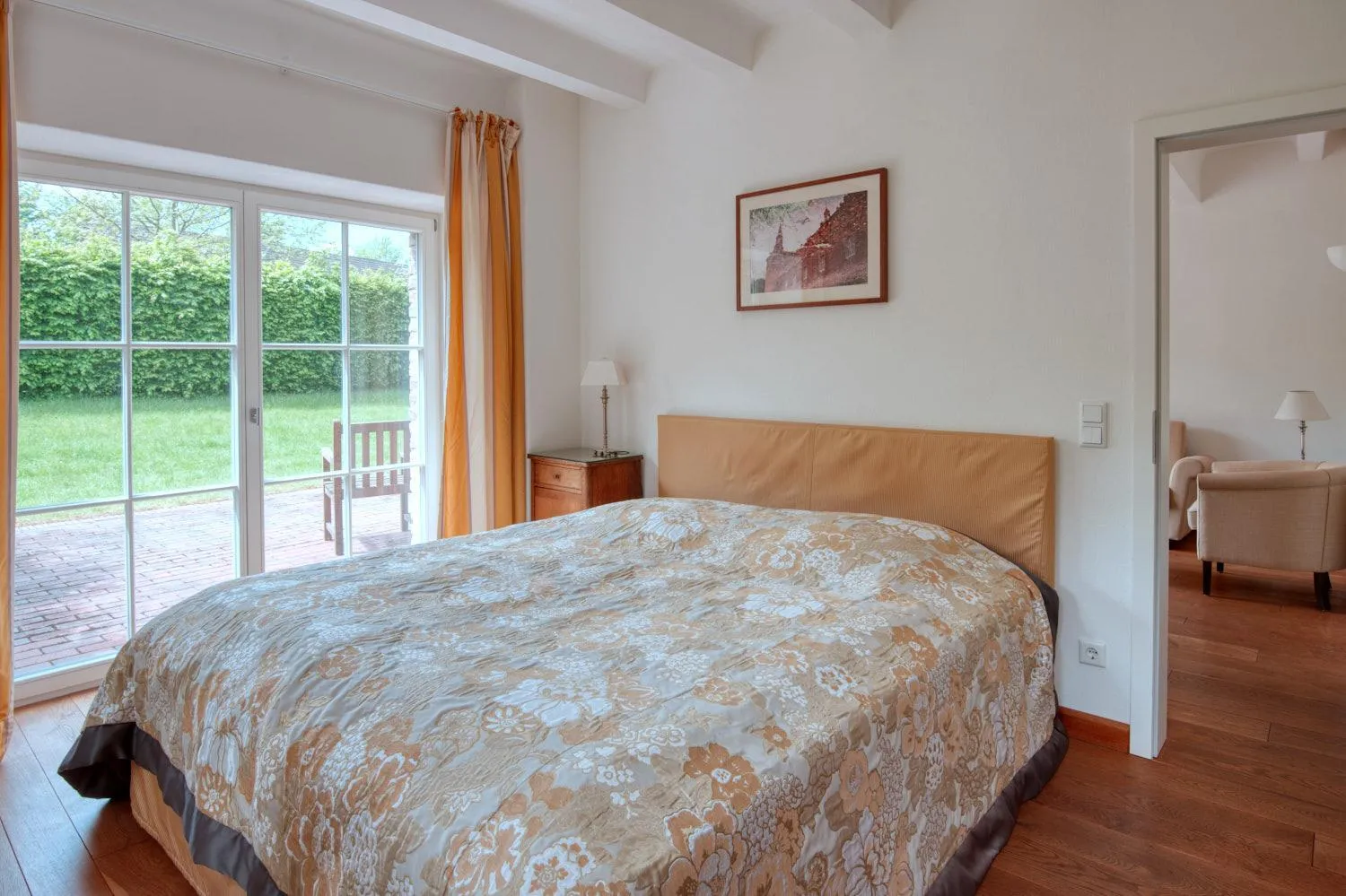 Bedroom, Bed in Schloss Wissen