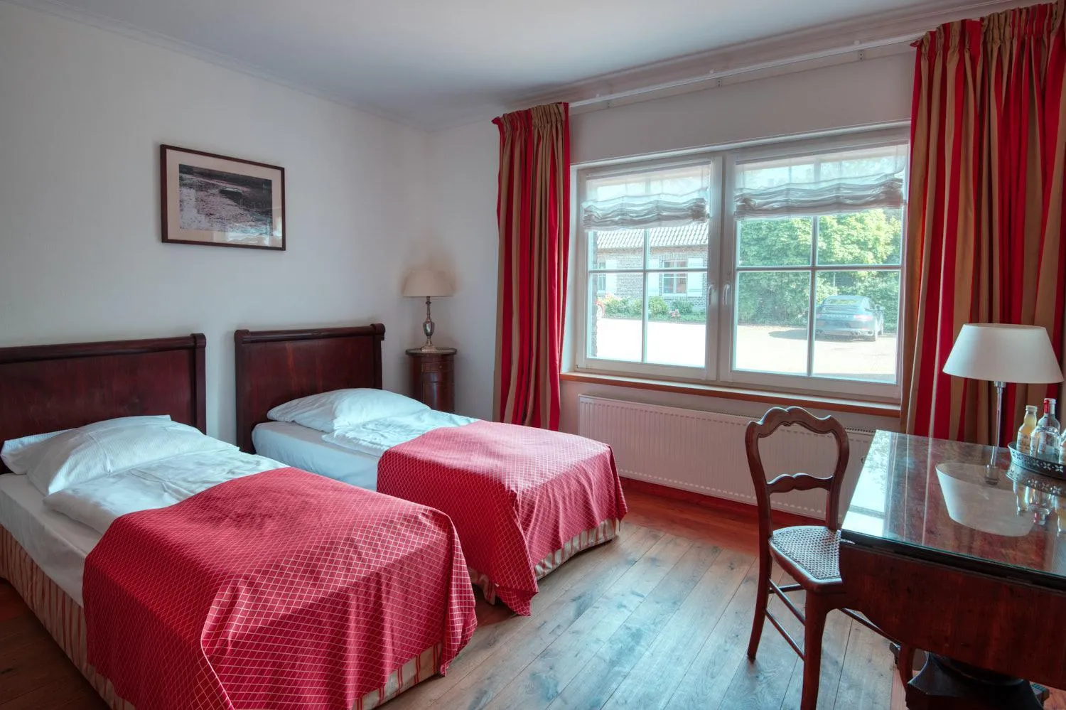 Bedroom, Bed in Schloss Wissen