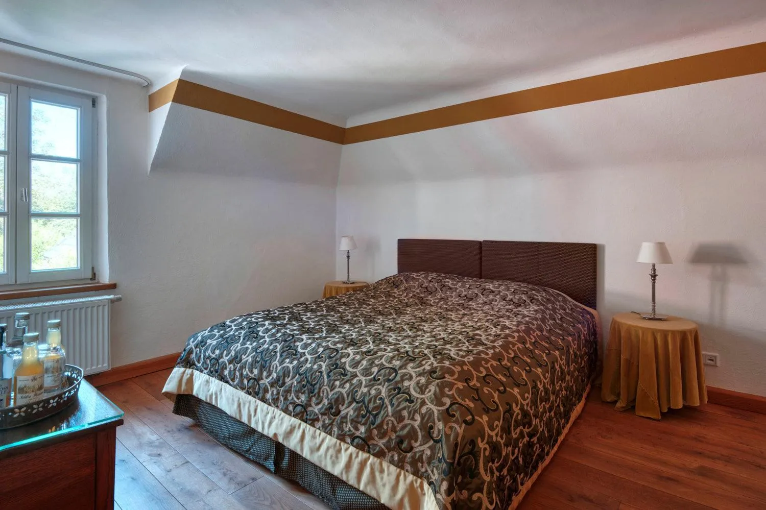 Bedroom, Bed in Schloss Wissen