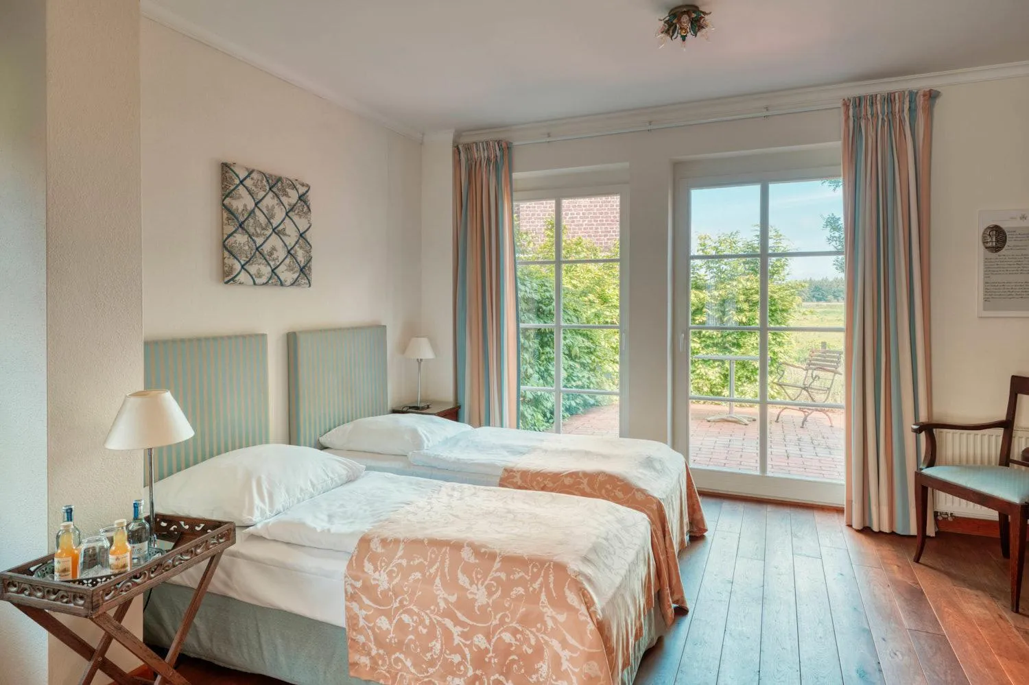 Bedroom, Bed in Schloss Wissen