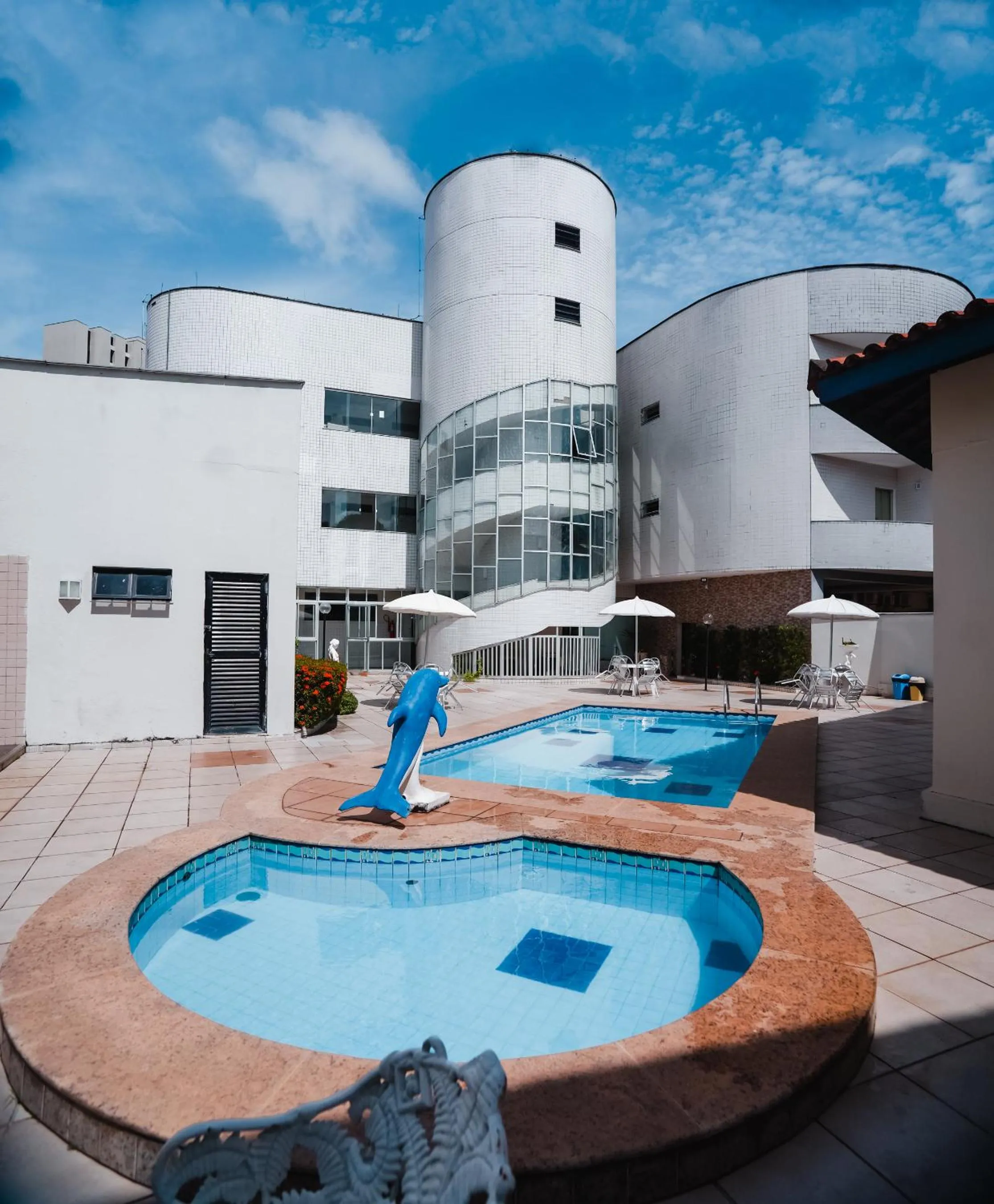 Pool view in Costa Atlantico Hotel