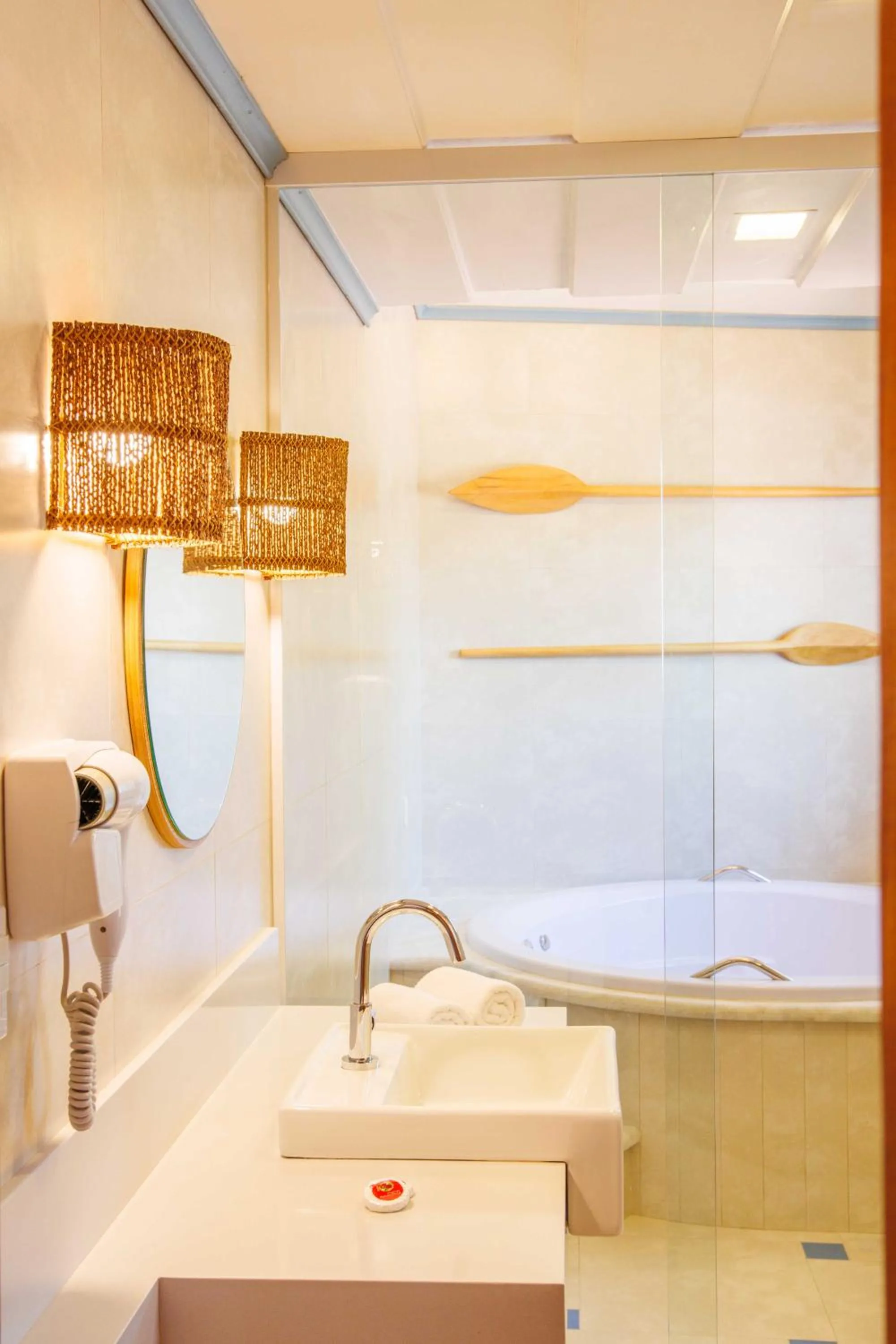 Bathroom in Pousada Valhacouto