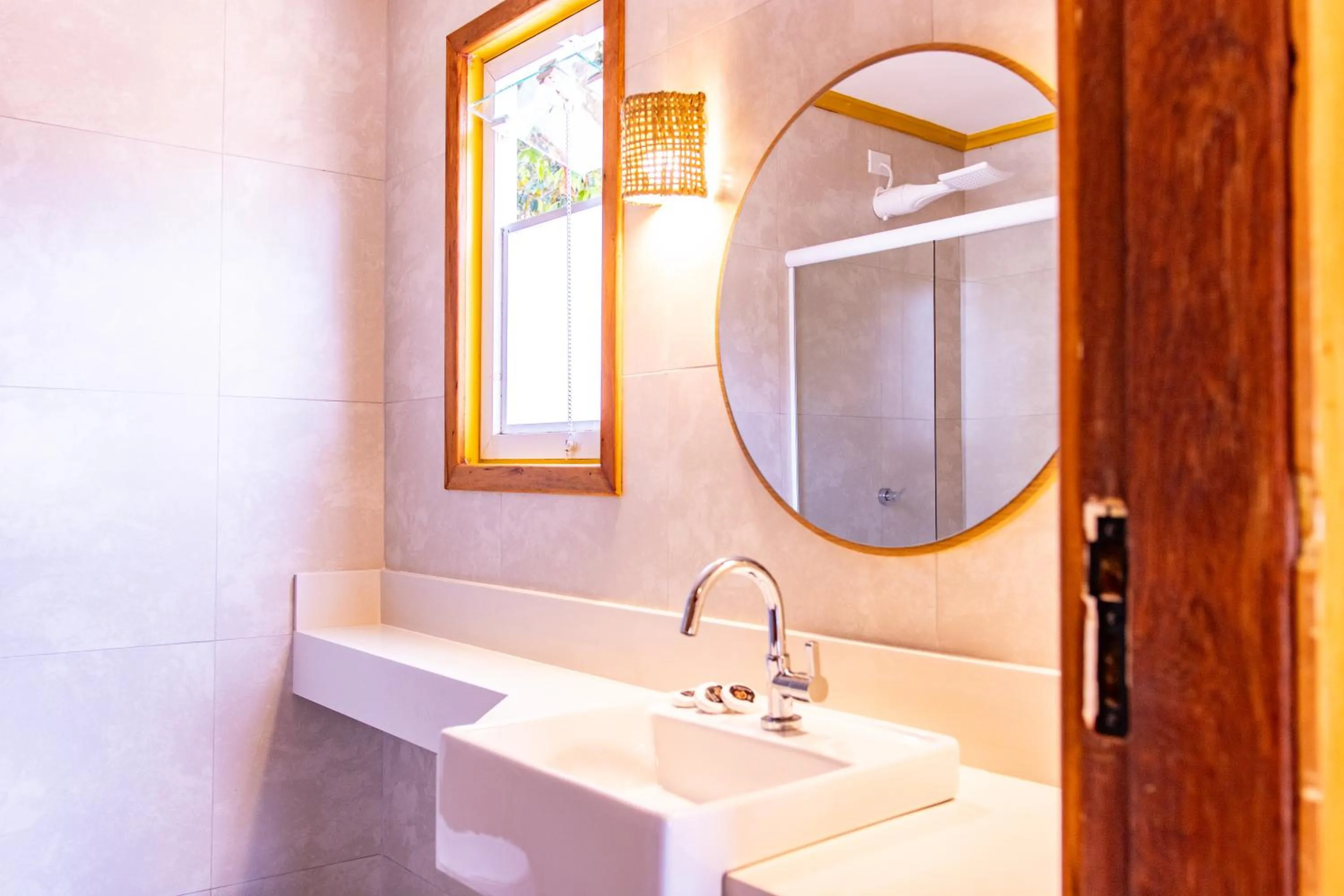 Bathroom in Pousada Valhacouto