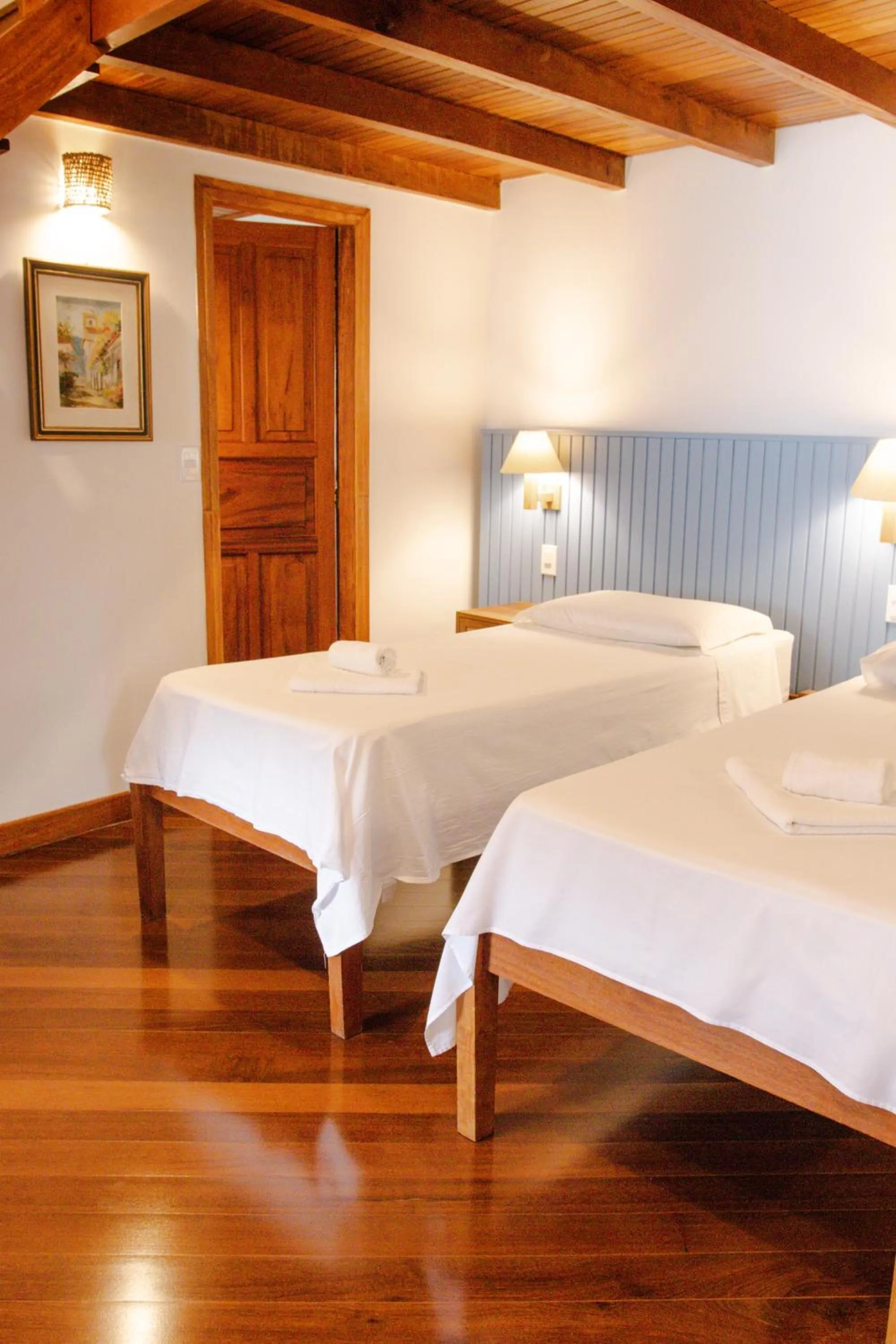 Bed in Pousada Valhacouto