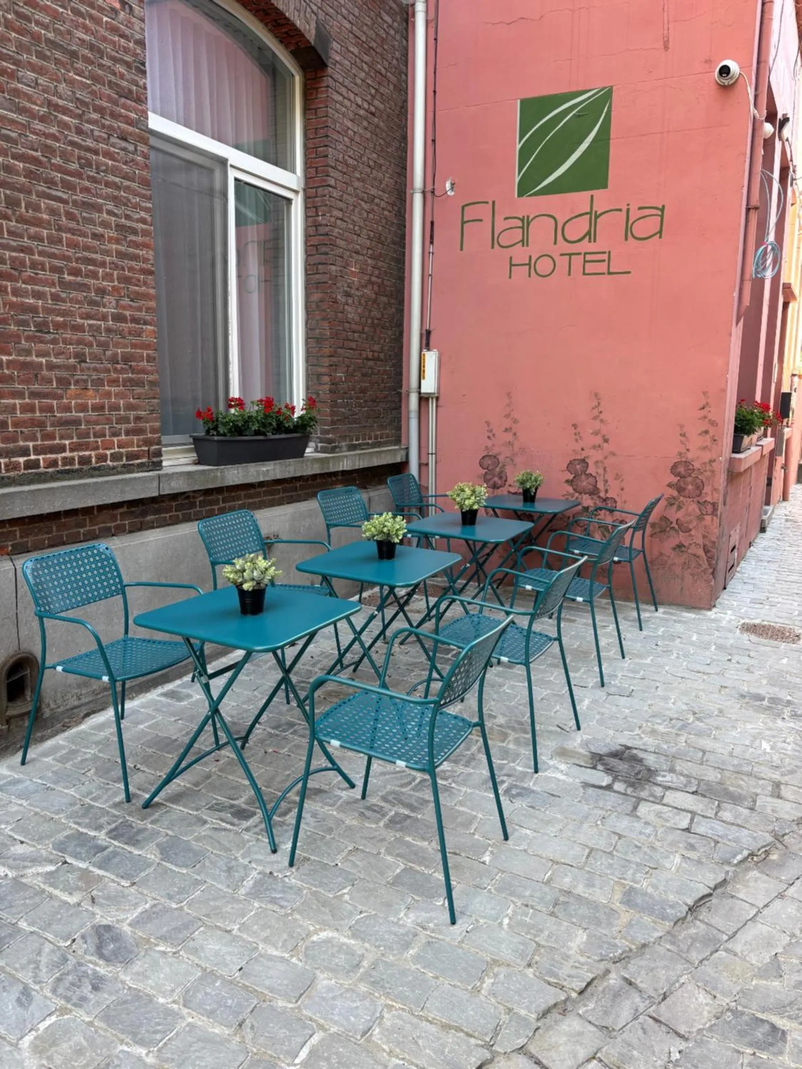 Balcony/Terrace in Flandria Hotel Gent Centrum