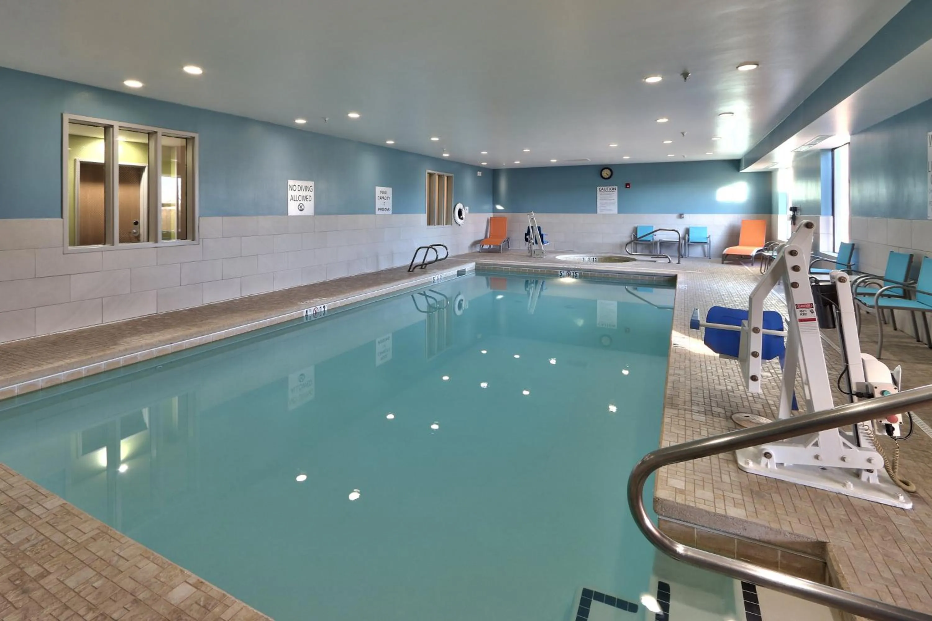 Swimming pool in Holiday Inn Express Socorro by IHG