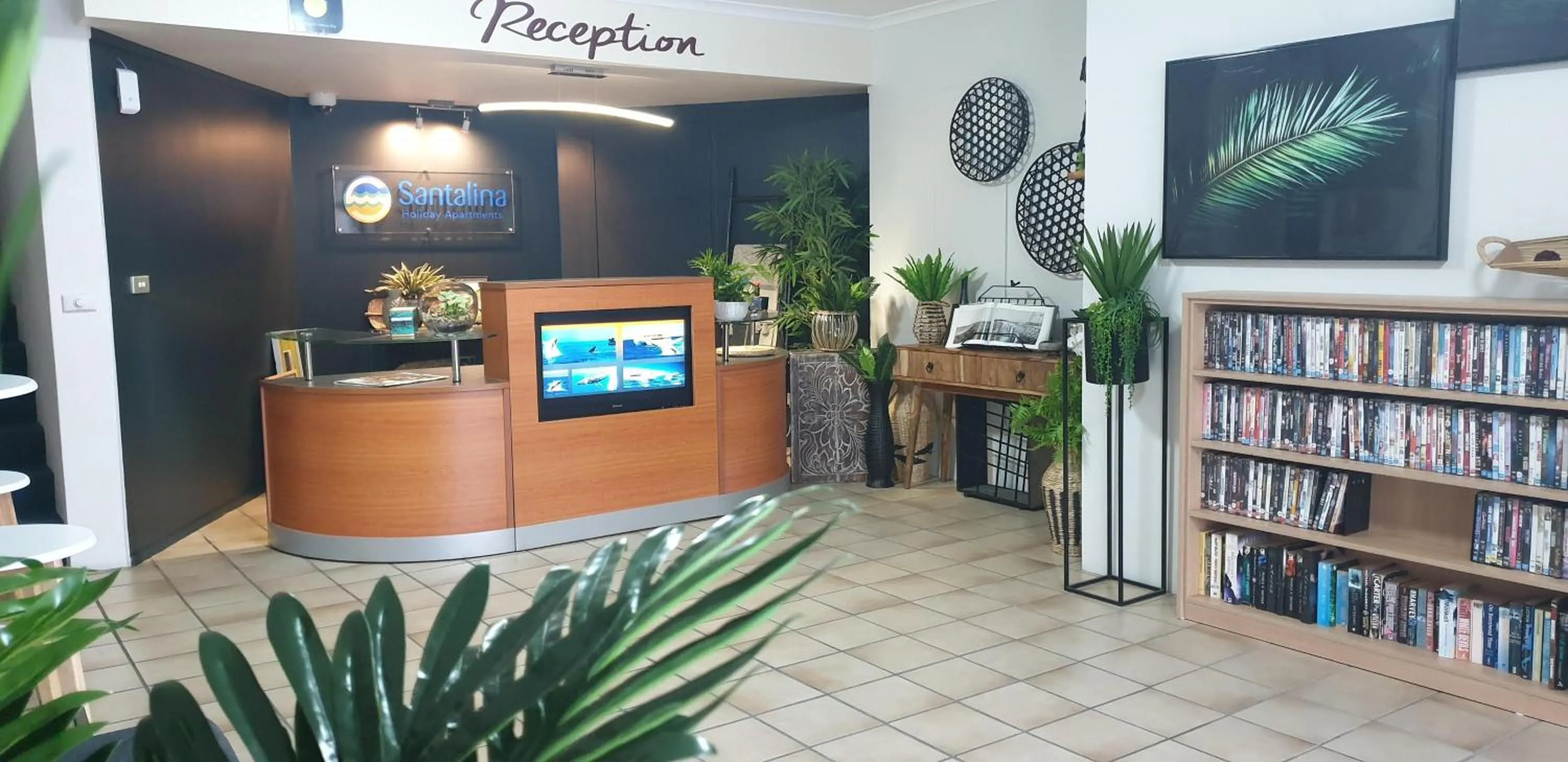 Lobby or reception in Santalina On Hervey Bay