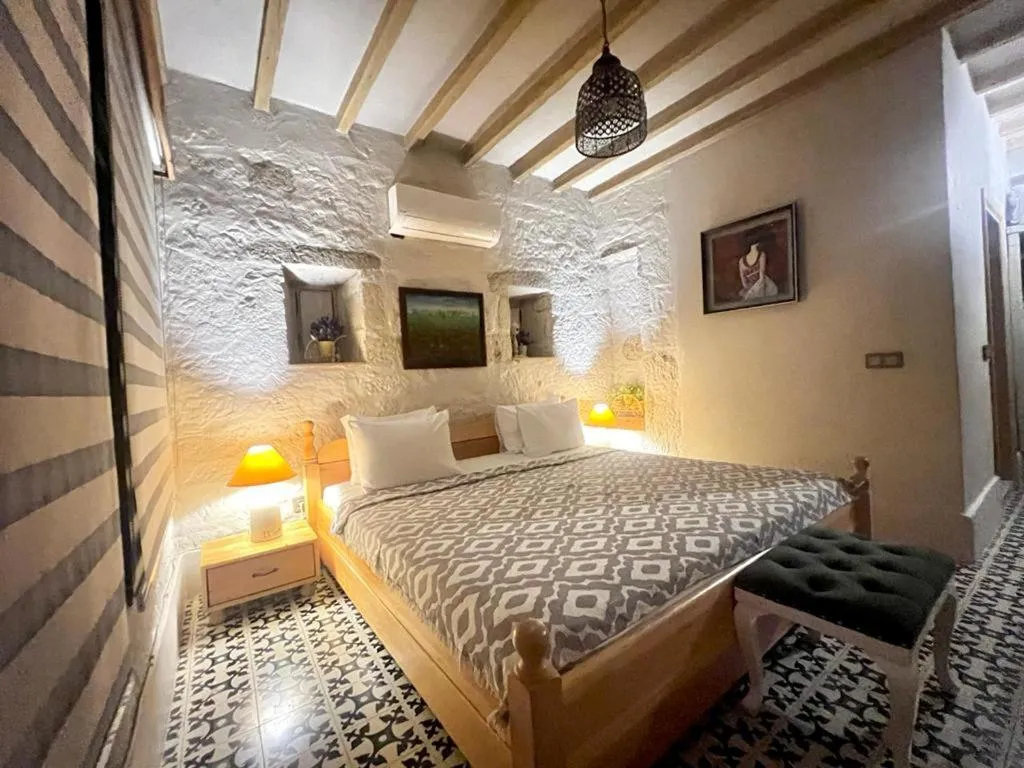 Bed in Zen Alacati Hotel