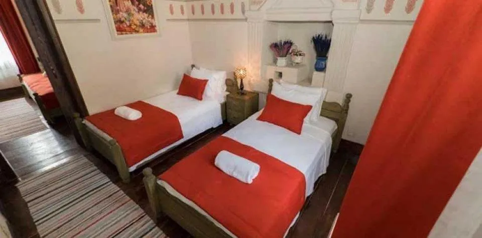 Bed in Zen Alacati Hotel