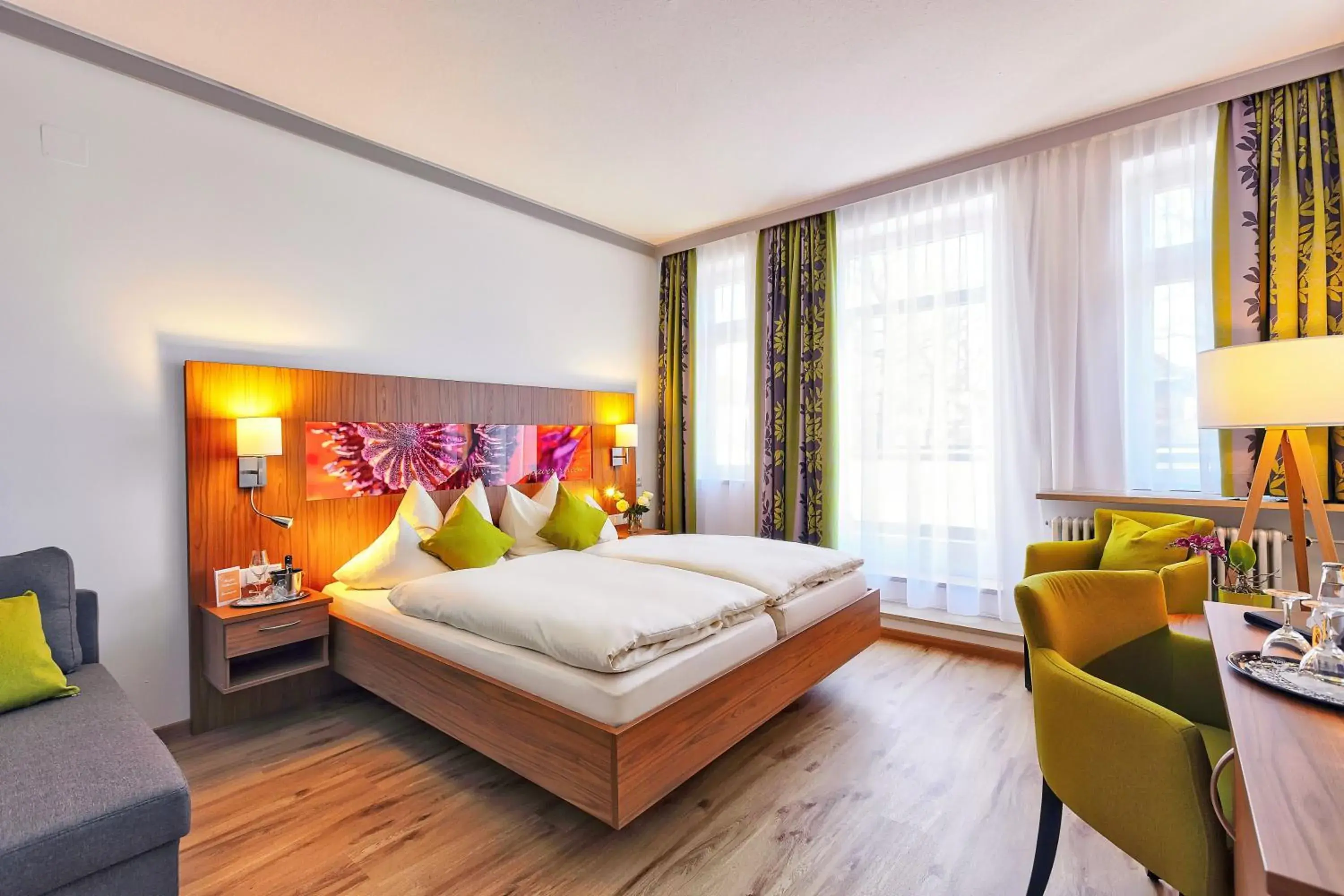 Photo of the whole room, Bed in Hotel Sonnengarten Photo of the whole room, Bed in Hotel Sonnengarten