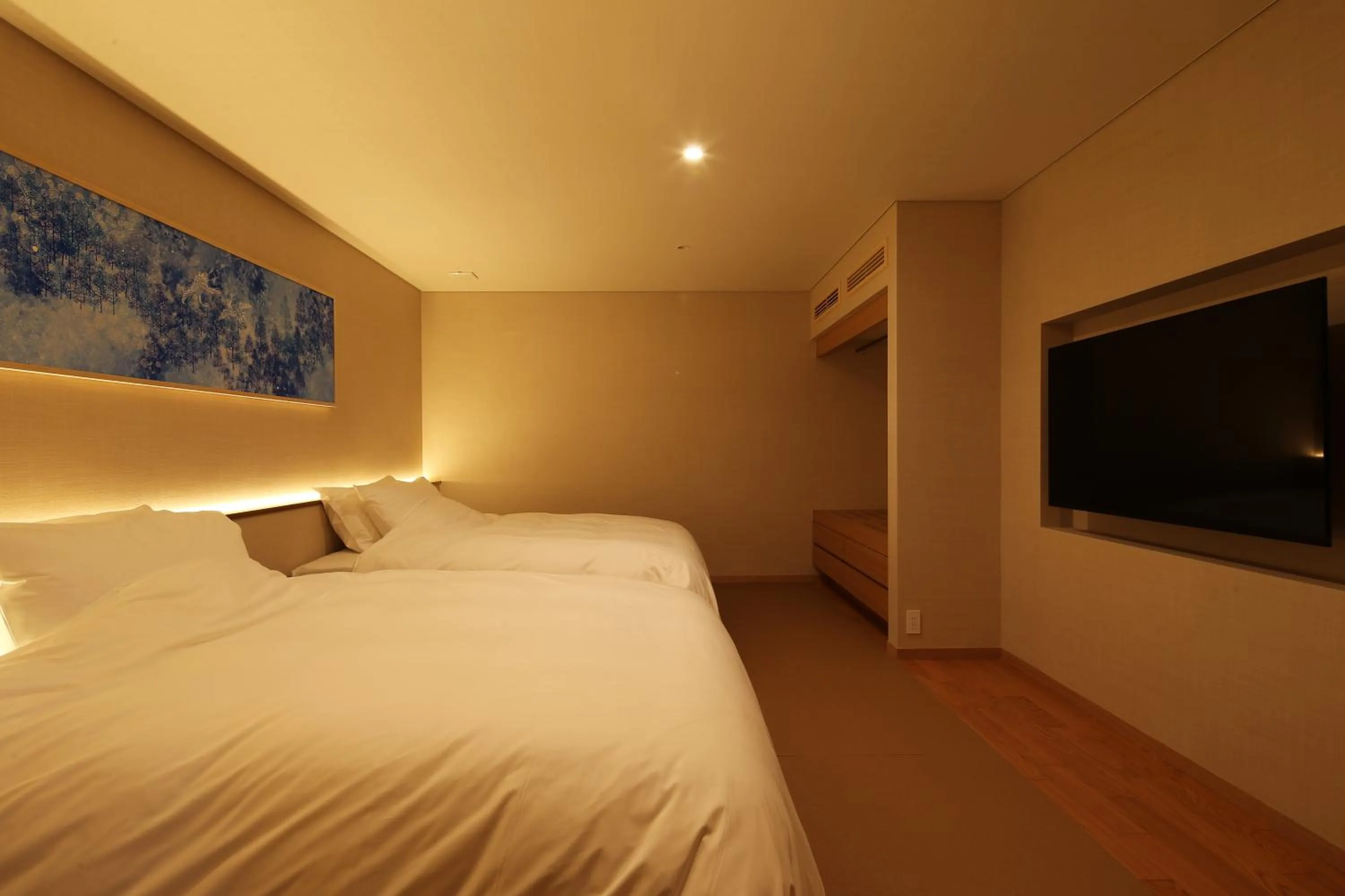 Bedroom, Bed in Monjusou Shourotei