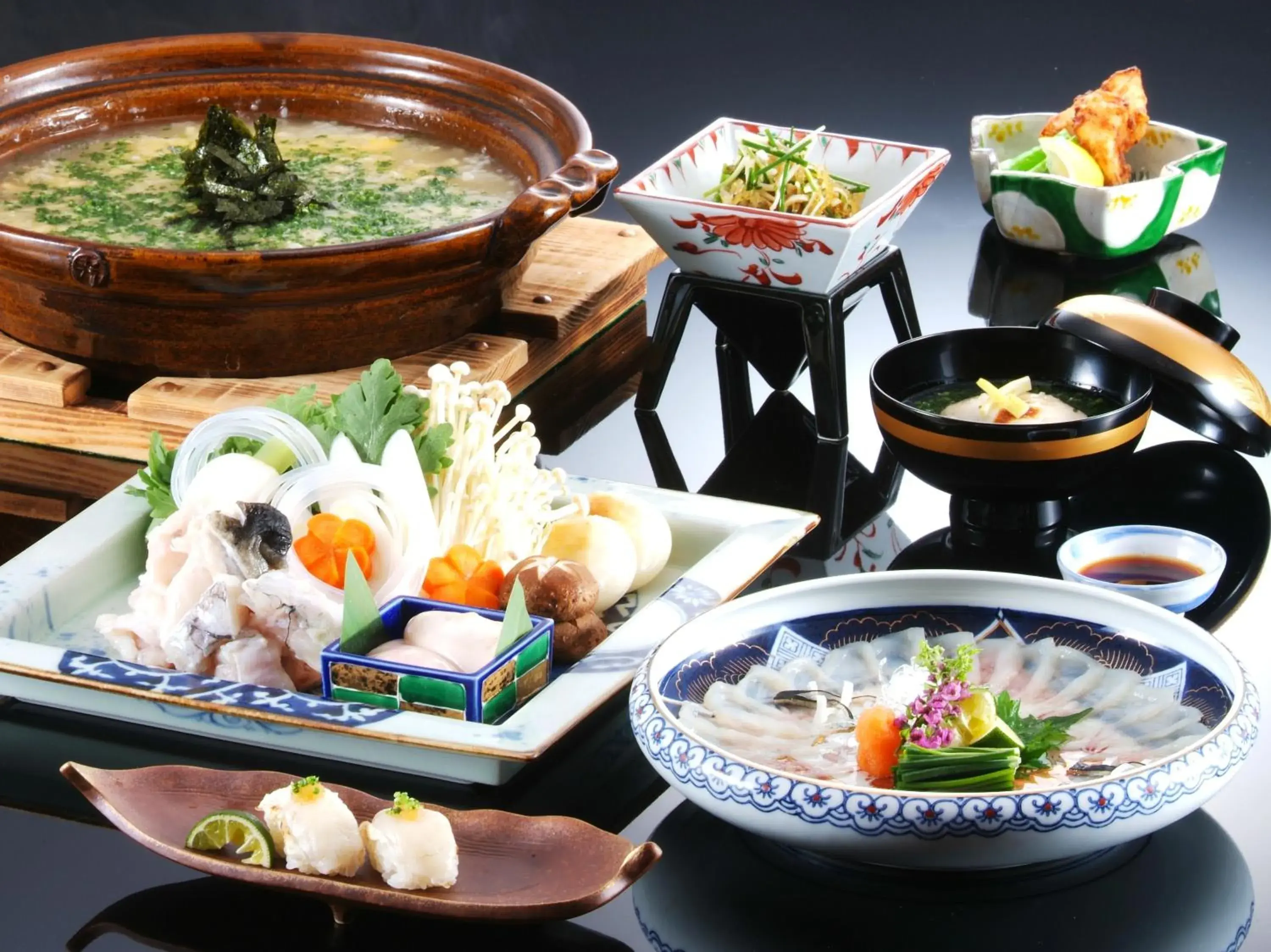 Dinner in Monjusou Shourotei Dinner in Monjusou Shourotei