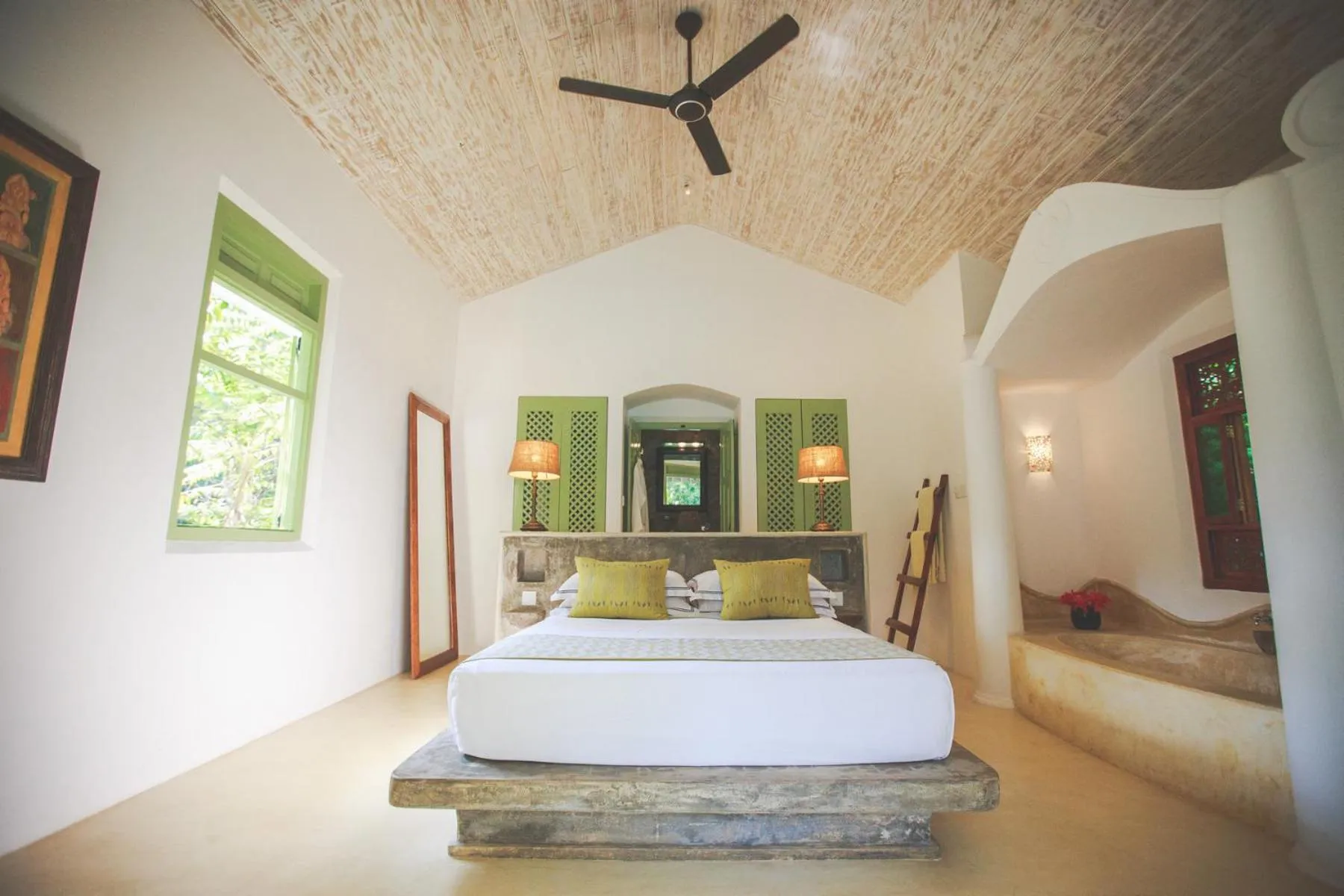 Bed in Karmel Villa Thalduwa Island - Five Bedroom Luxury Villa with Private Pool