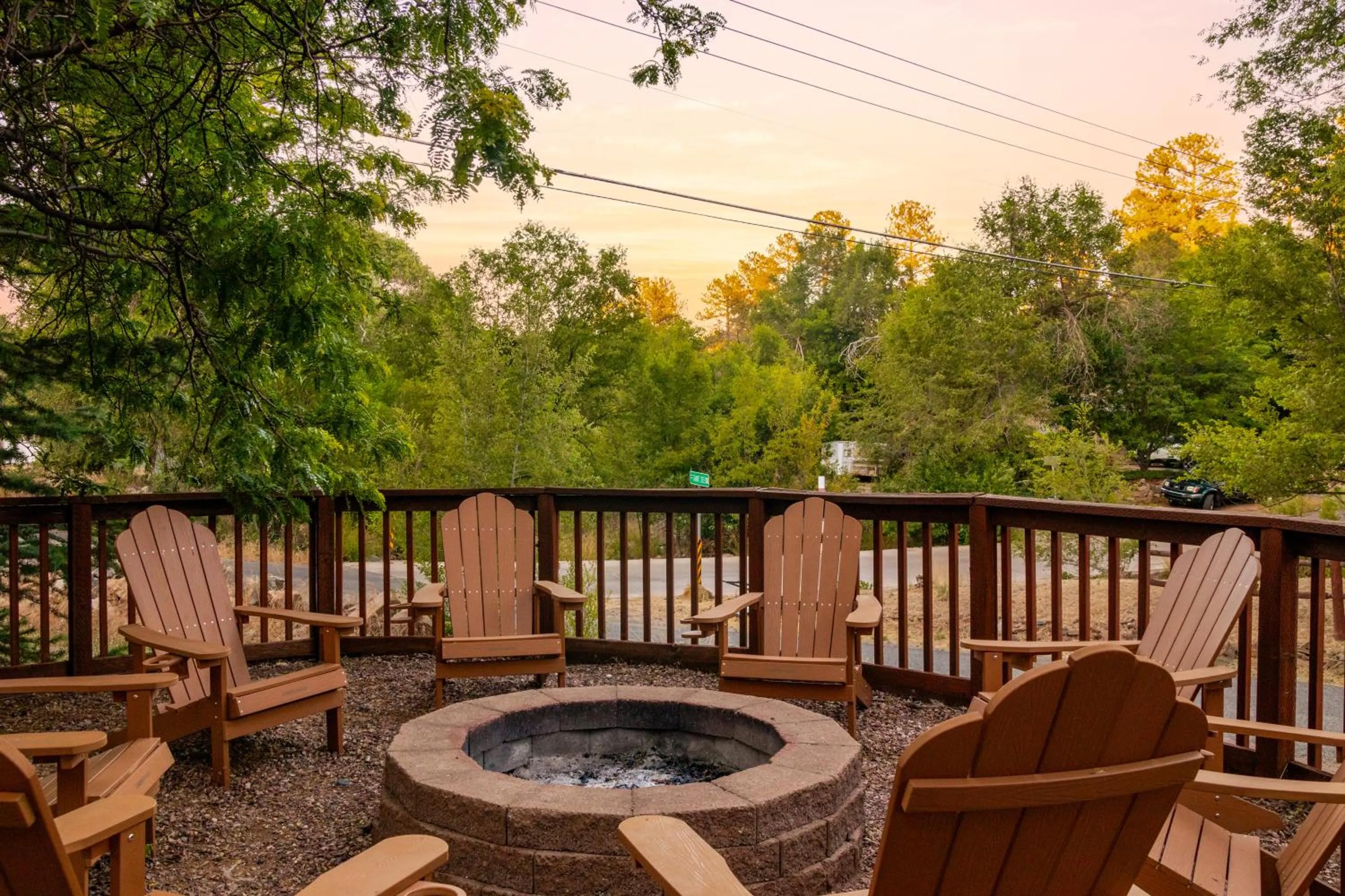 Patio in Prescott Pines Inn