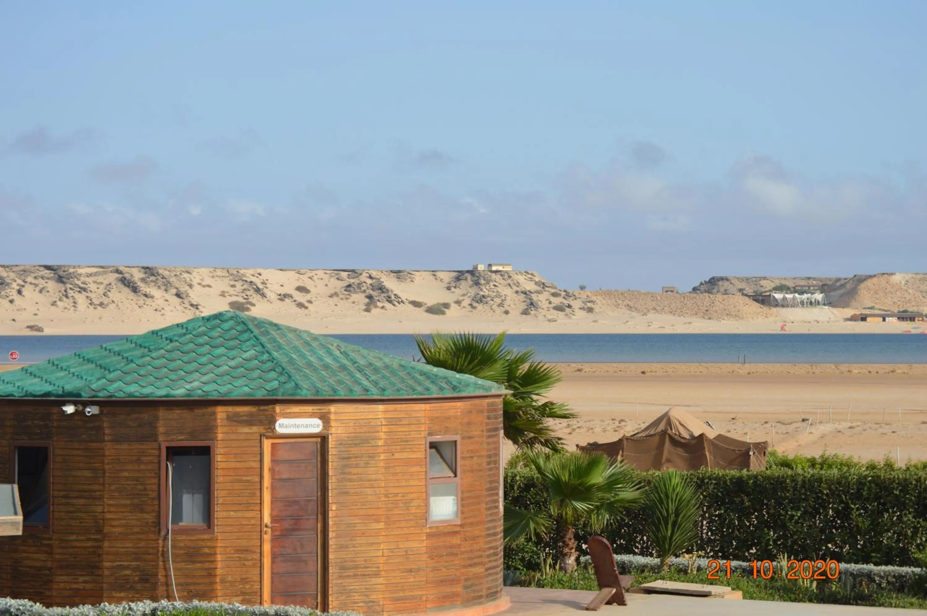 Natural landscape in Dakhla Kitesurf World