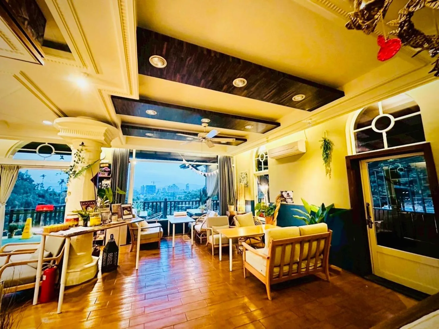 Seating area in Yue Ya Villa