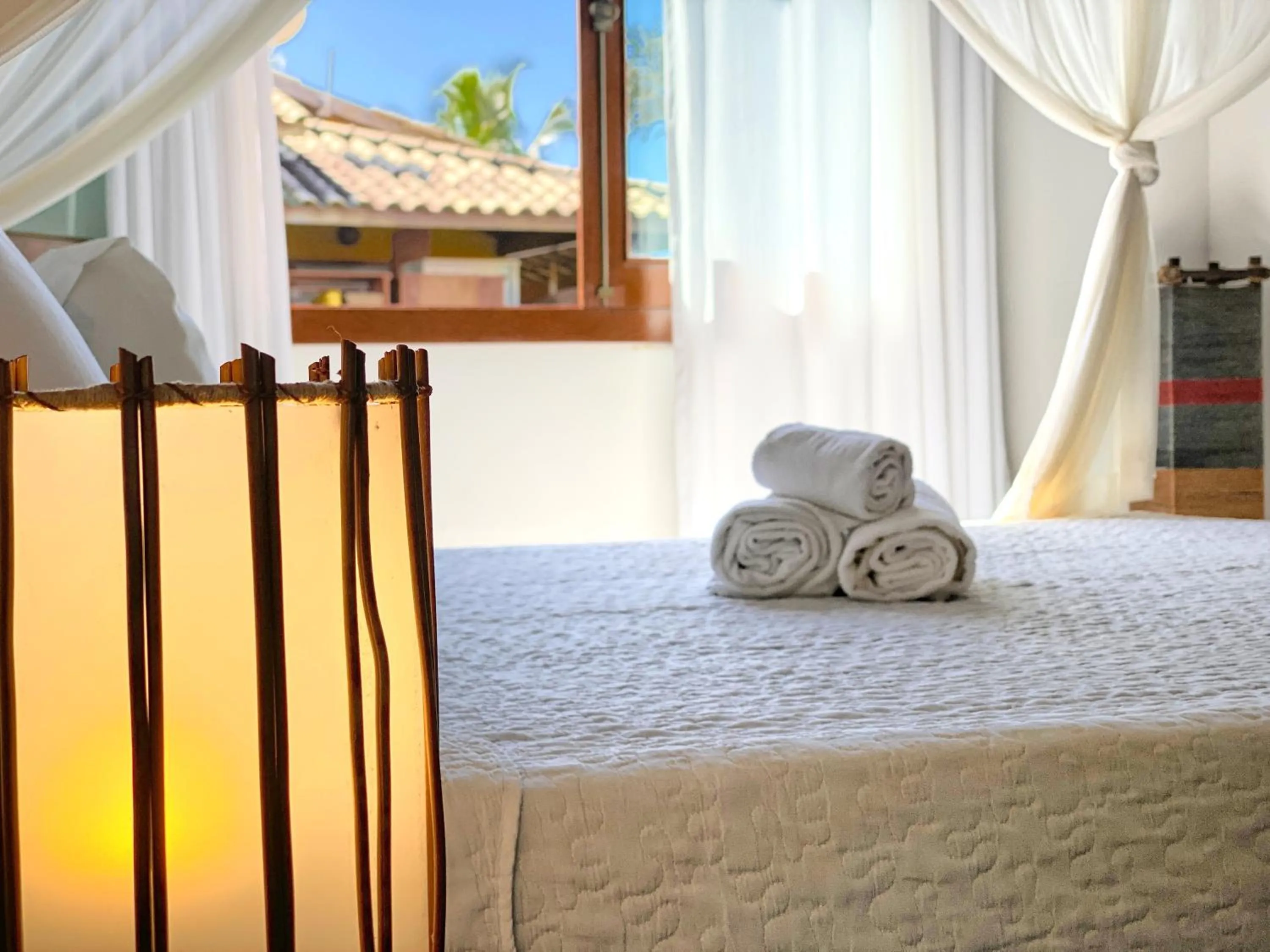 Photo of the whole room, Bed in Casa Villa Cristian Pé na Areia