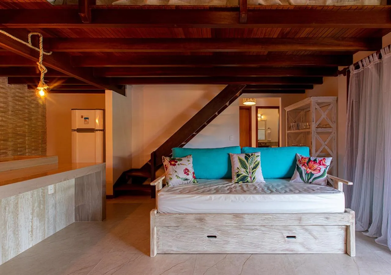 Living room in Casa Villa Cristian Pé na Areia