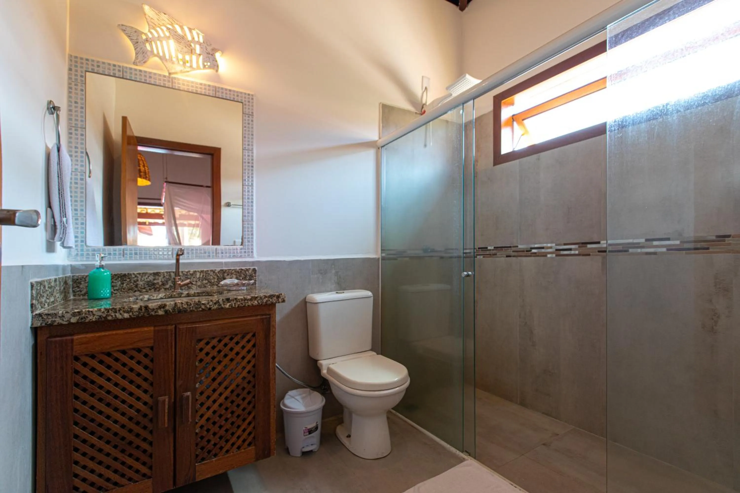 Bathroom in Casa Villa Cristian Pé na Areia