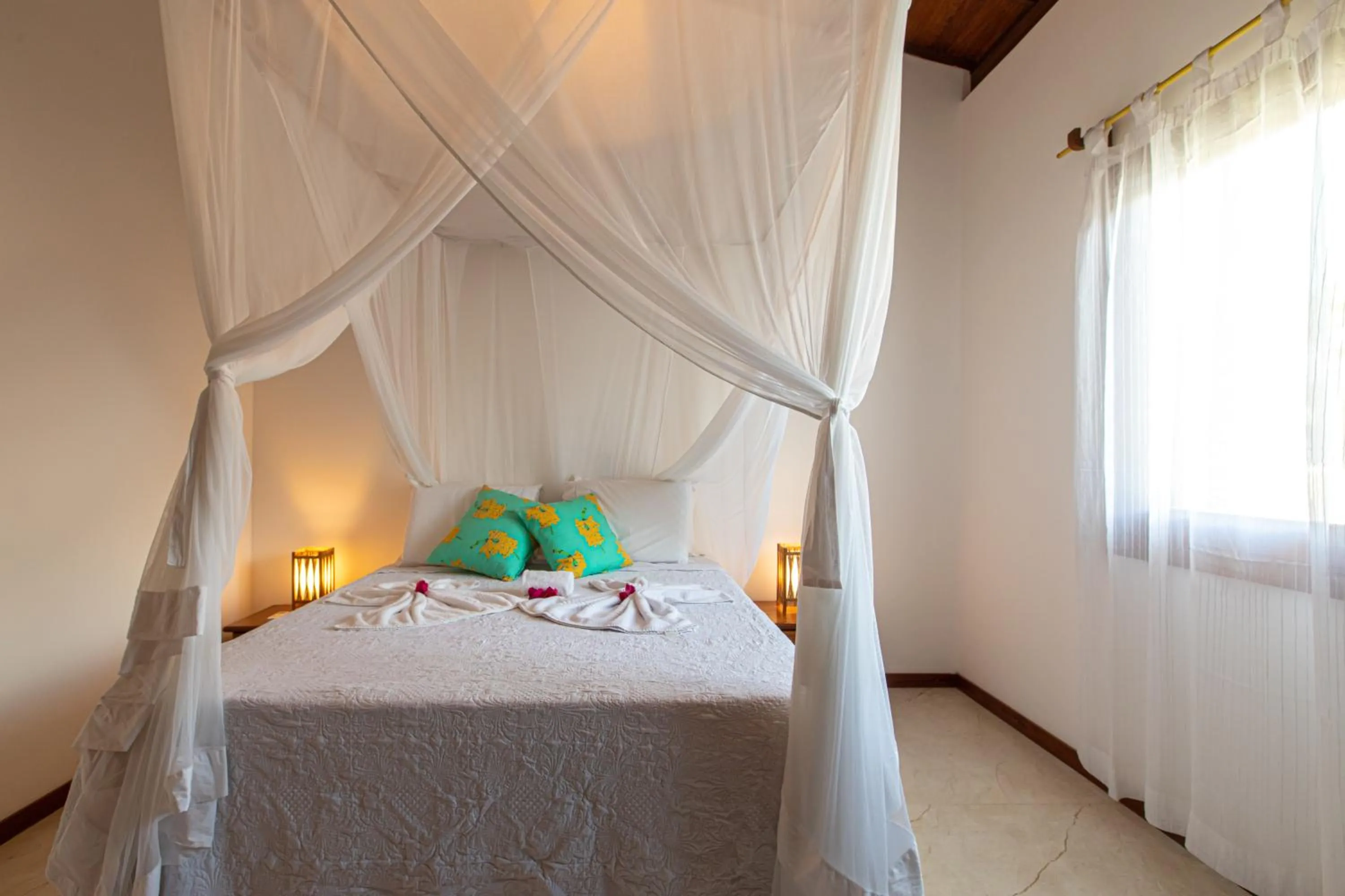 Bed in Casa Villa Cristian Pé na Areia