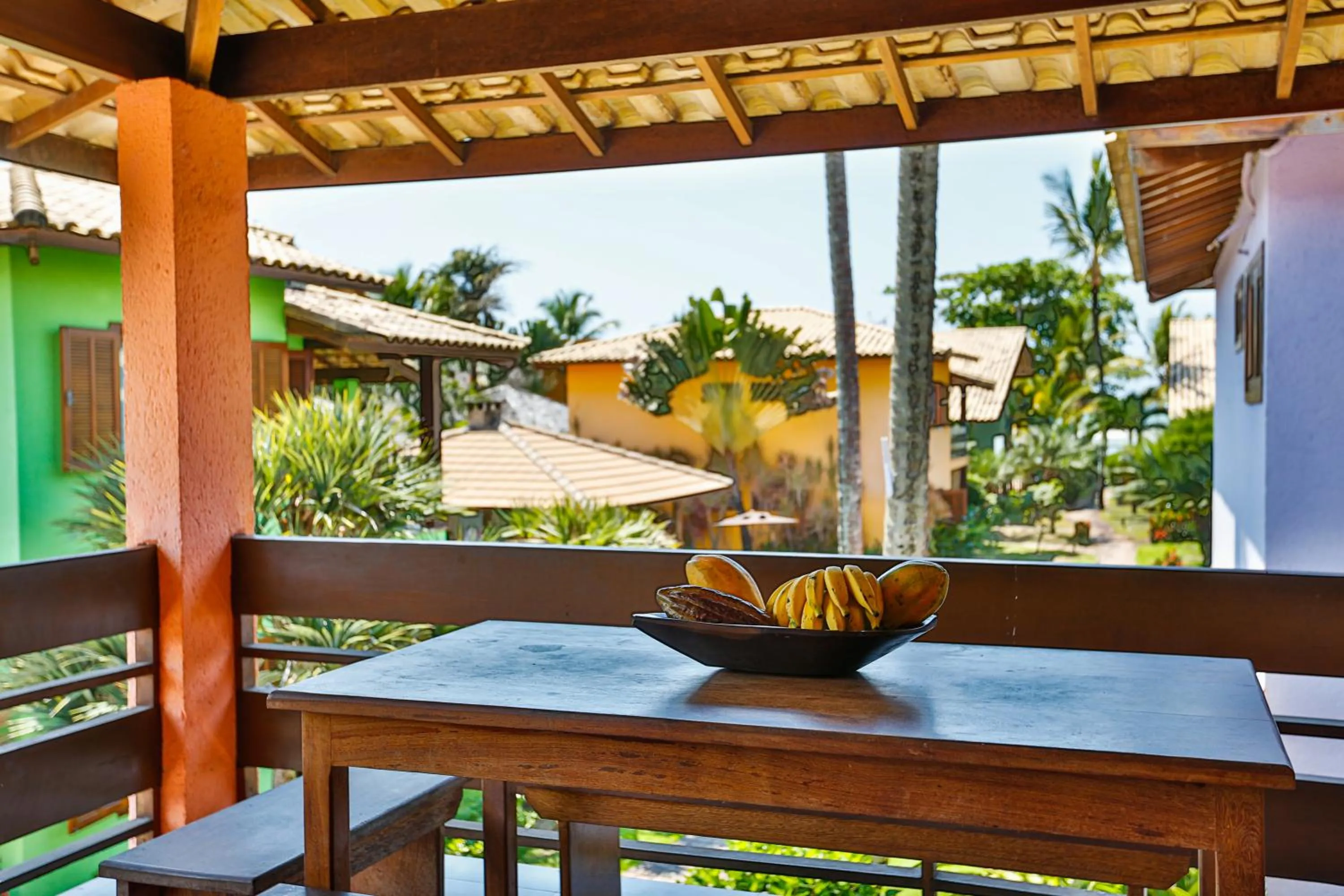 Balcony/Terrace in Casa Villa Cristian Pé na Areia