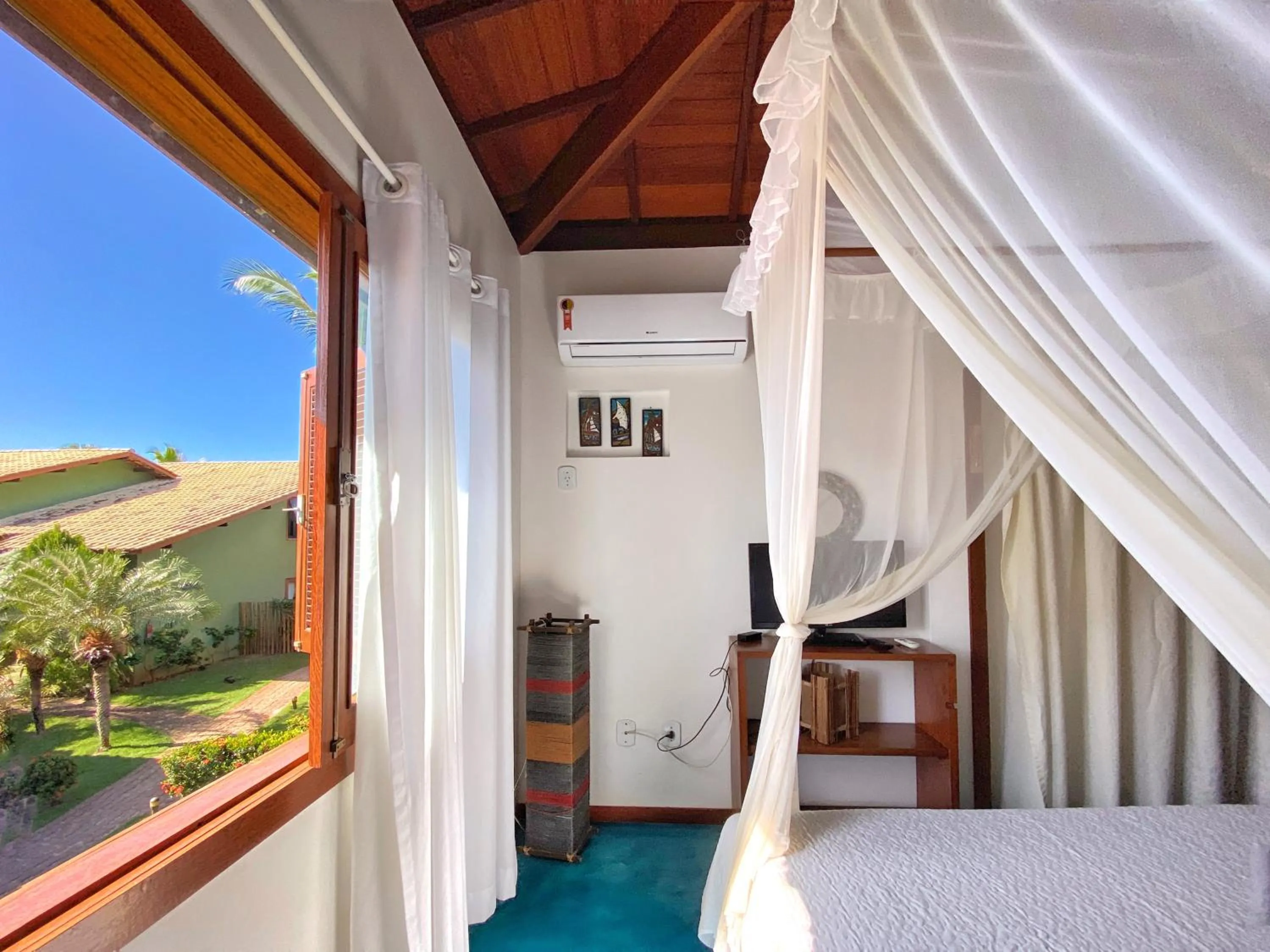 Photo of the whole room, Bed in Casa Villa Cristian Pé na Areia